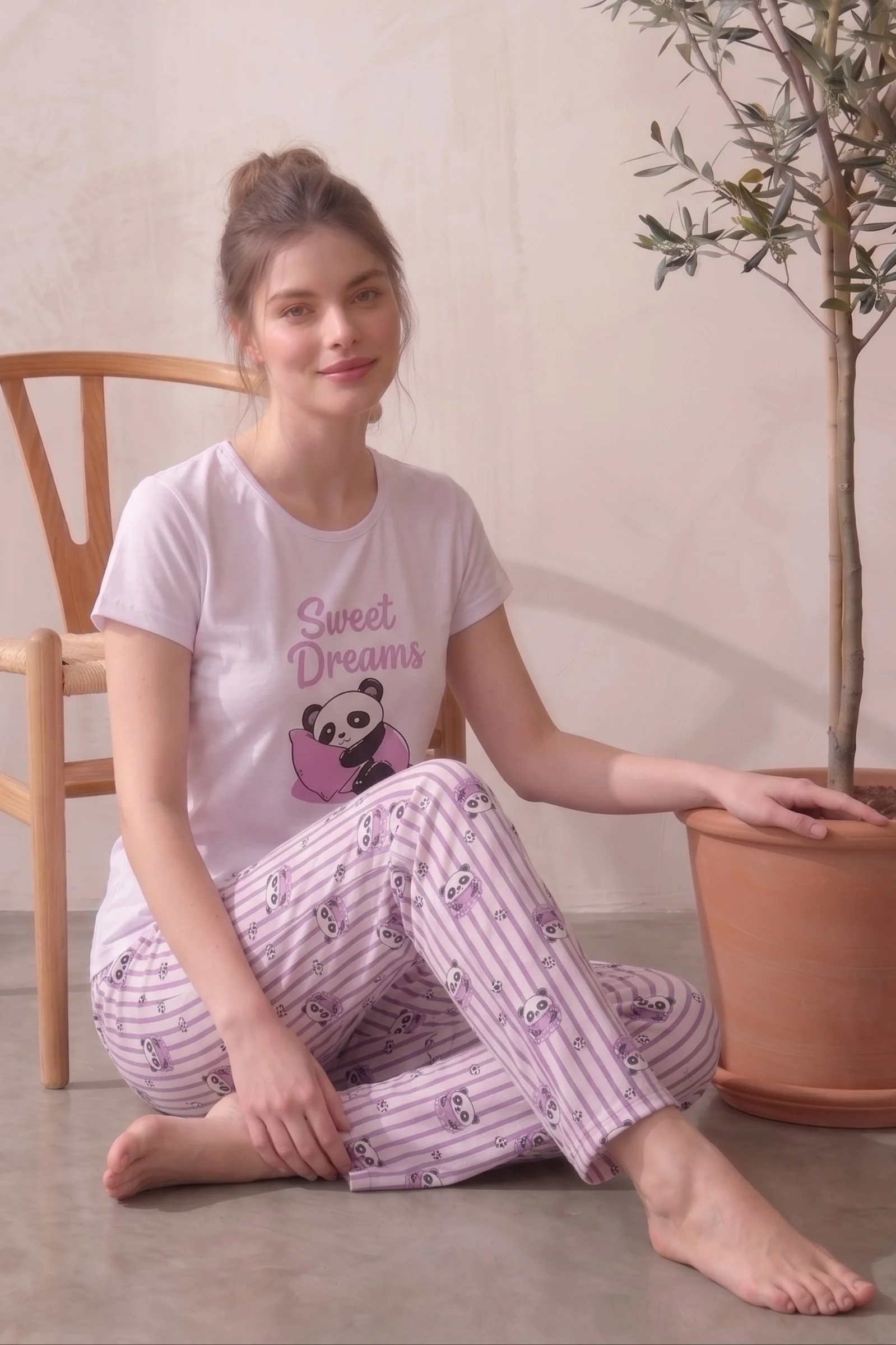 Kısa Kollu Desenli Yazlık Kadın Pijama Takımı, Lila, 3XL Kısa Kollu Desenli Yazlık Kadın Pijama Takımı, Lila, 3XL Fiyatı, Yorumları ve Özellikleri