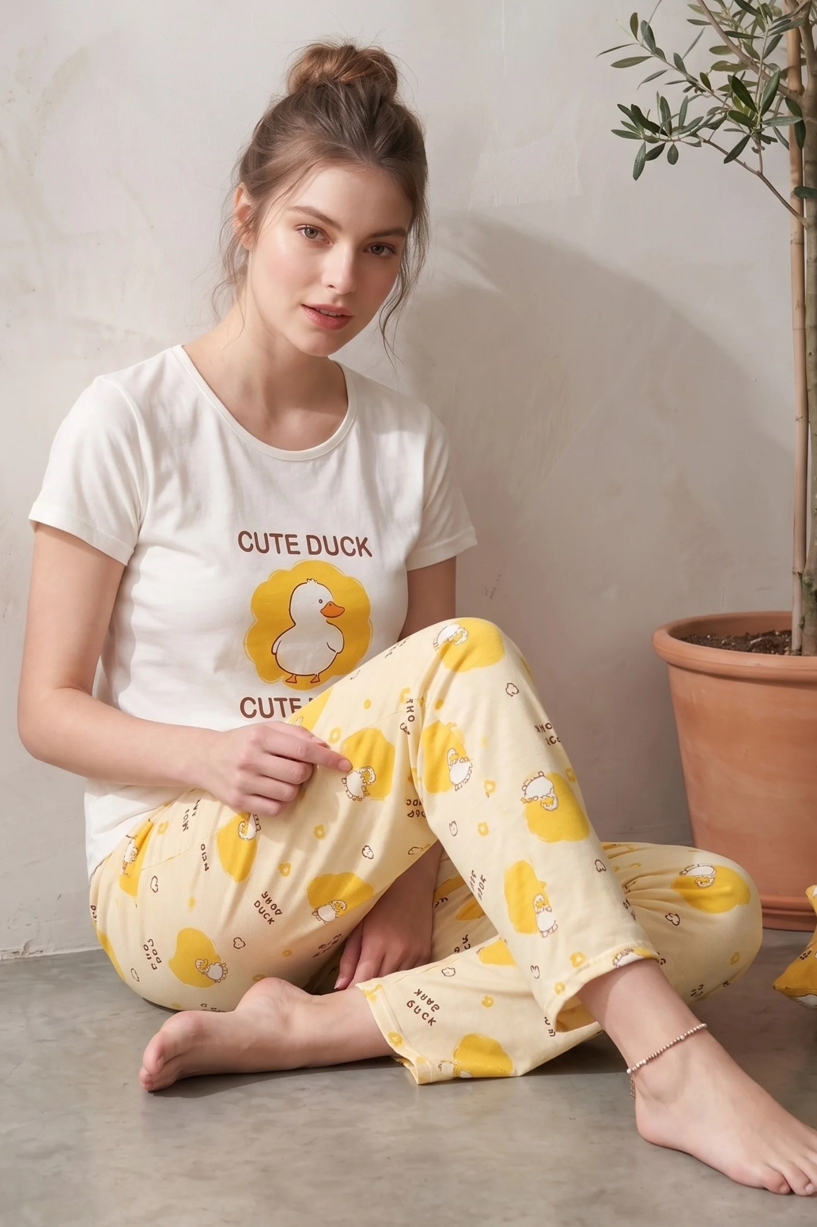 Kısa Kollu Desenli Yazlık Kadın Pijama Takımı, Beyaz, 3XL Kısa Kollu Desenli Yazlık Kadın Pijama Takımı, Beyaz, 3XL Fiyatı, Yorumları ve Özellikleri