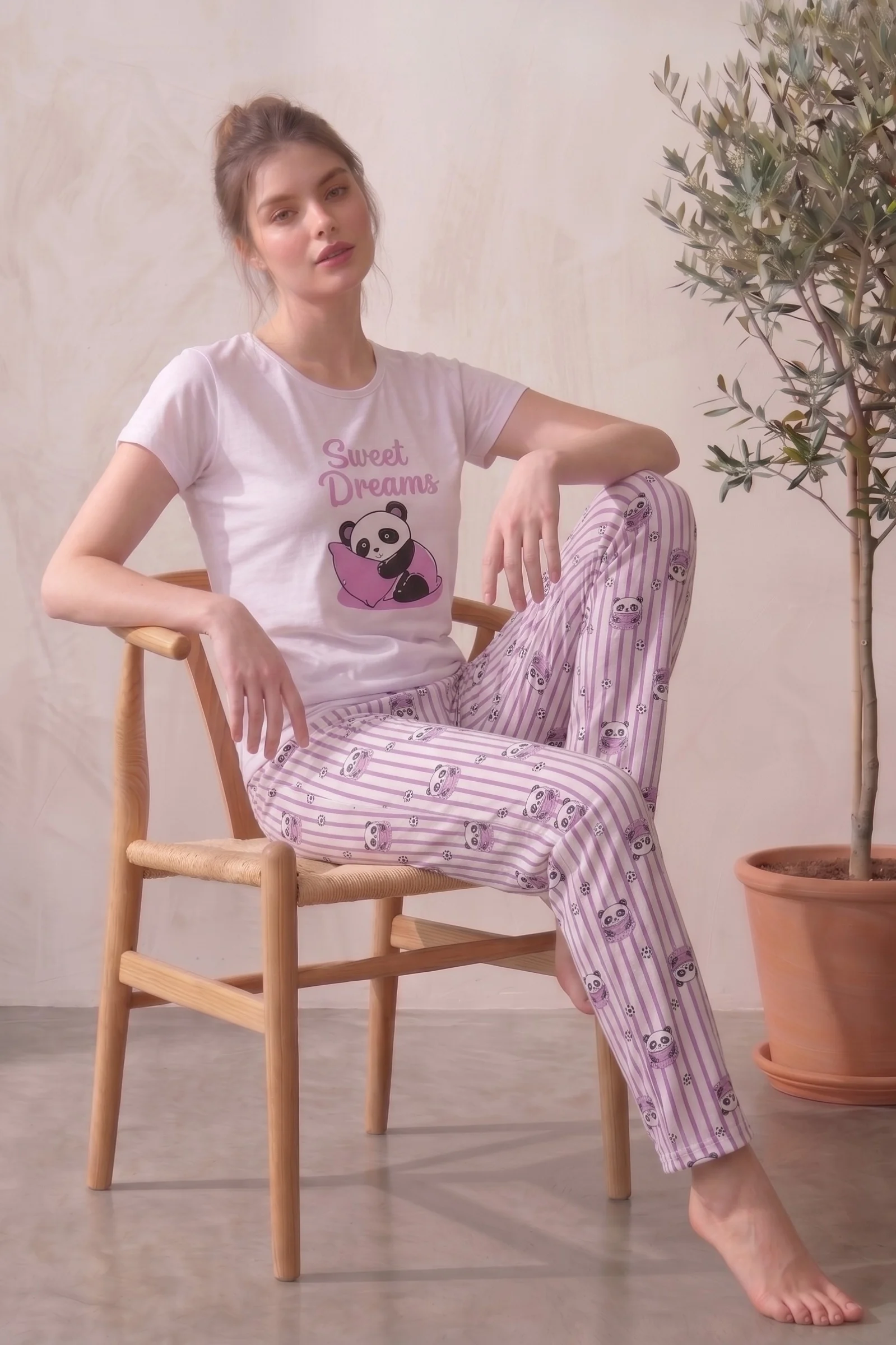 Kısa Kollu Desenli Yazlık Kadın Pijama Takımı, Lila, 2XL Kısa Kollu Desenli Yazlık Kadın Pijama Takımı, Lila, 2XL Fiyatı, Yorumları ve Özellikleri