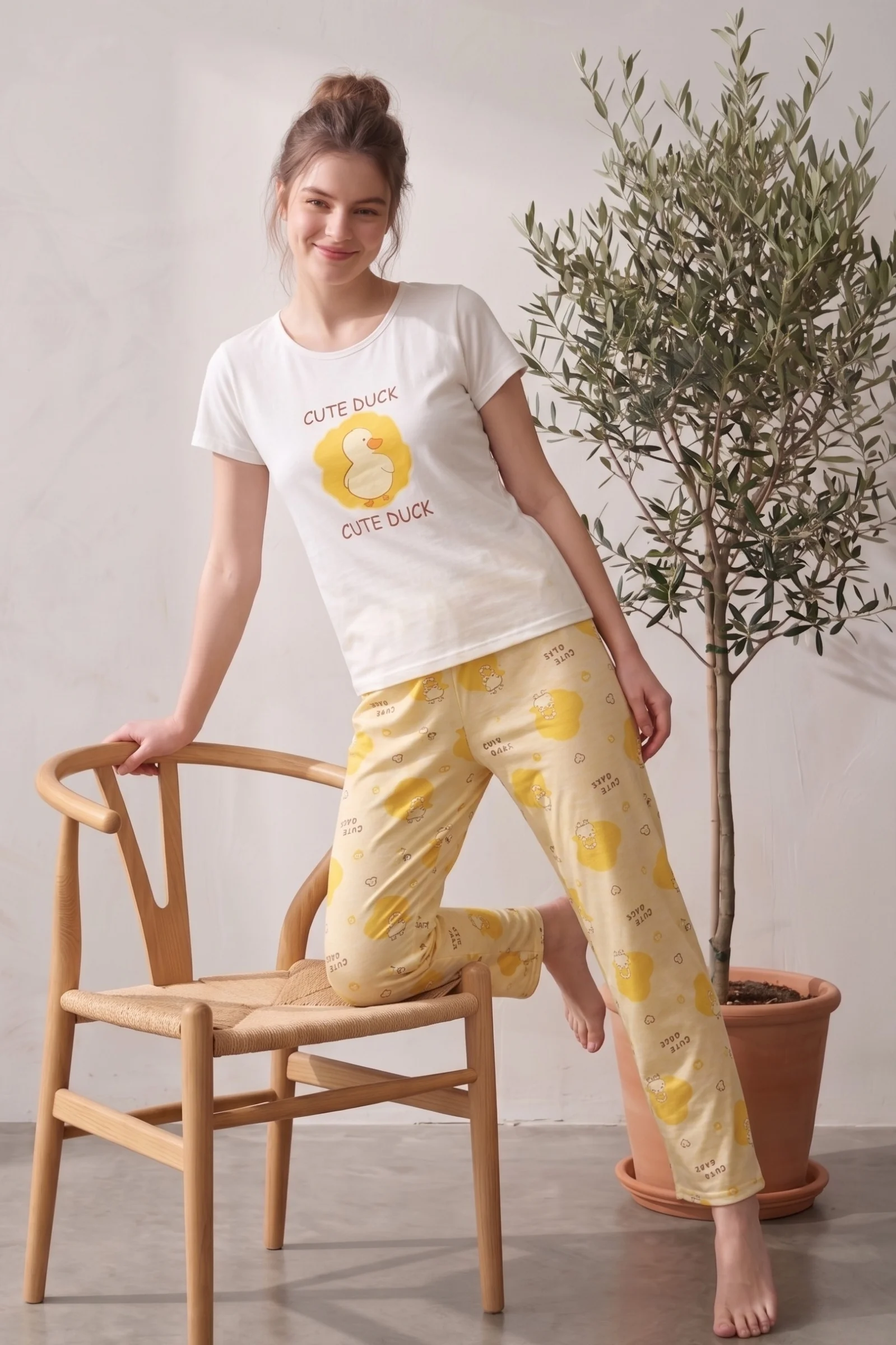 Kısa Kollu Desenli Yazlık Kadın Pijama Takımı, Beyaz, M Kısa Kollu Desenli Yazlık Kadın Pijama Takımı, Beyaz, M Fiyatı, Yorumları ve Özellikleri