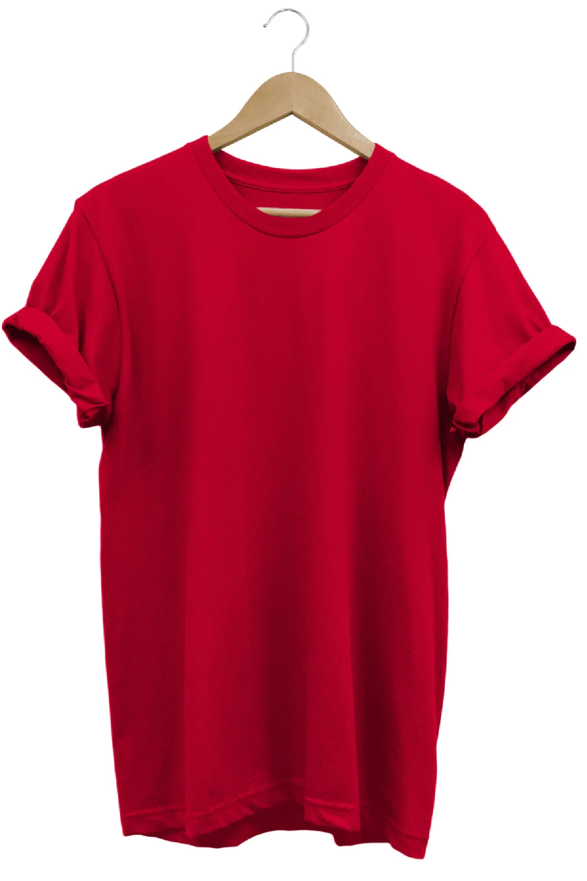 Kısa Kollu Pamuklu Bisiklet Yaka T-shirt Kısa Kollu Pamuklu Bisiklet Yaka T-shirt