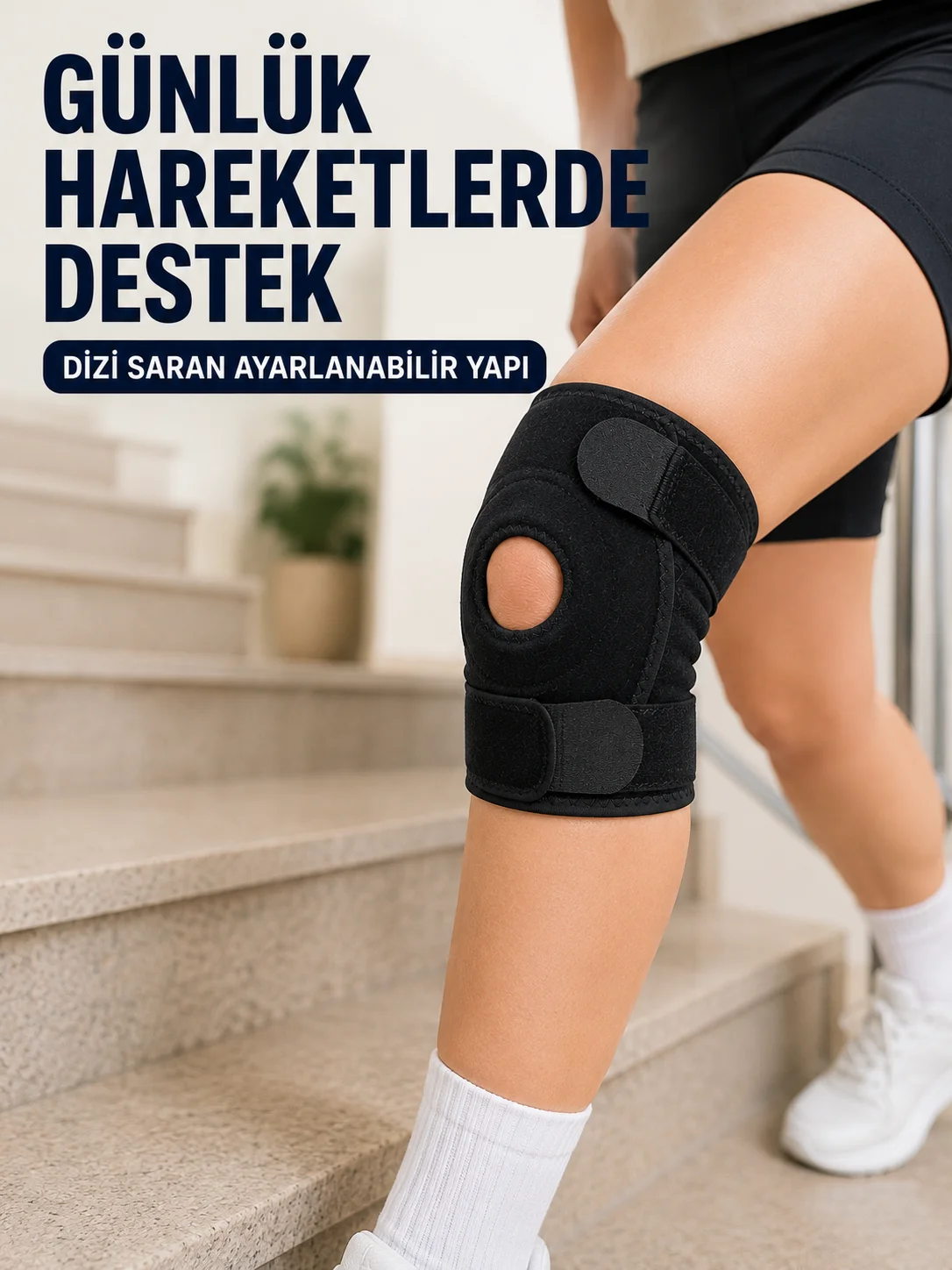 Kısa Patella Dizlik Ayarlanabilir Cırtlı Diz Destekliği Spor ve Günlük Kullanım Fiyatı, Yorumları ve Özellikleri
