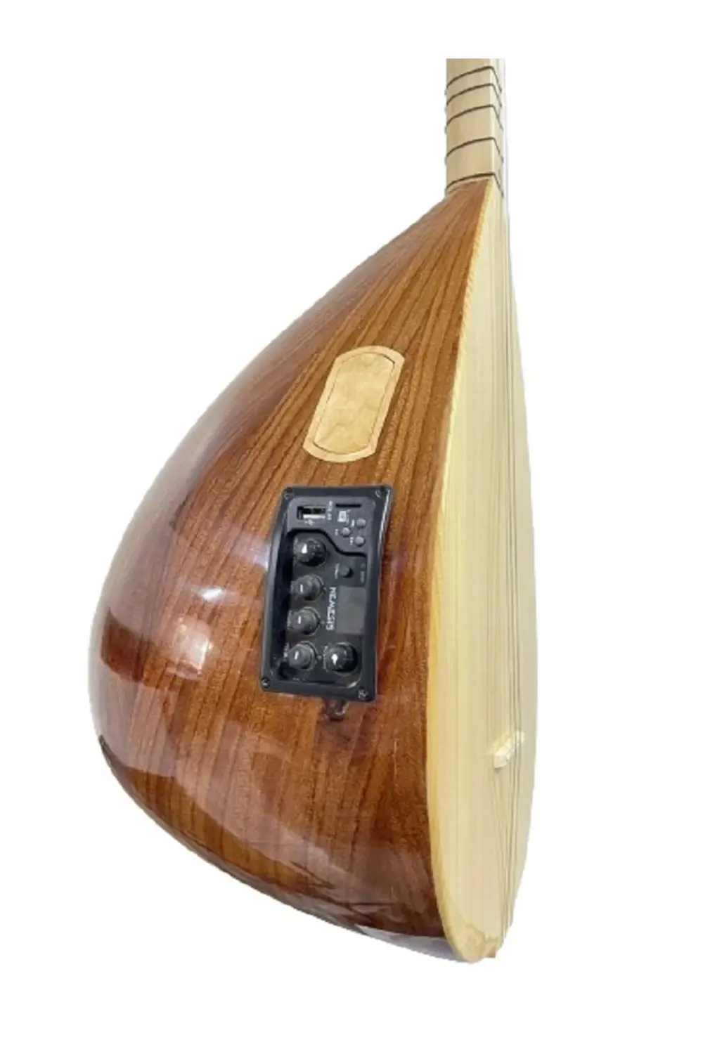 Kısa Sap Bağlama Amerikan Cevizi Ritimli Ekolayzırlı Kaliteli