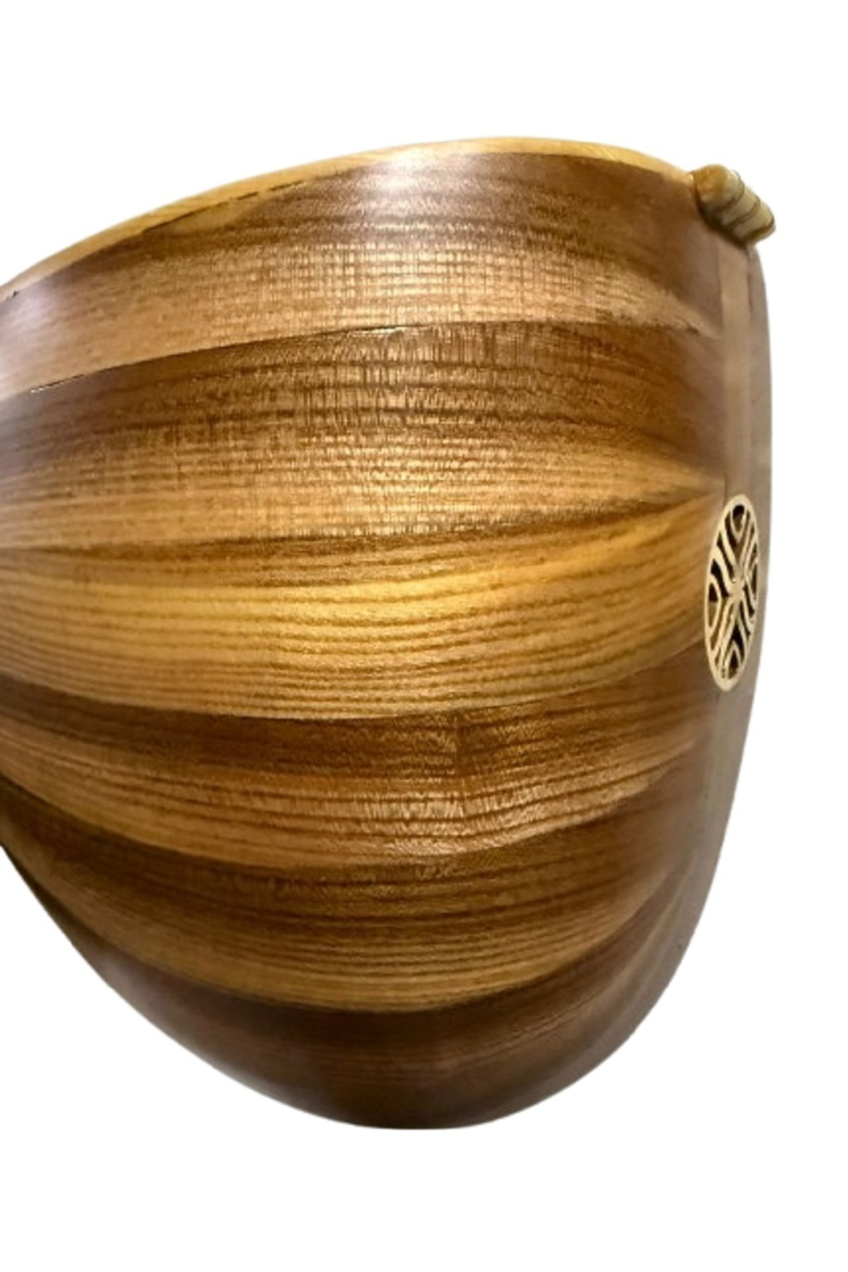 Kısa Sap Bağlama Karaağaç Noktalı Klavye Profesyonel Çift Kafes