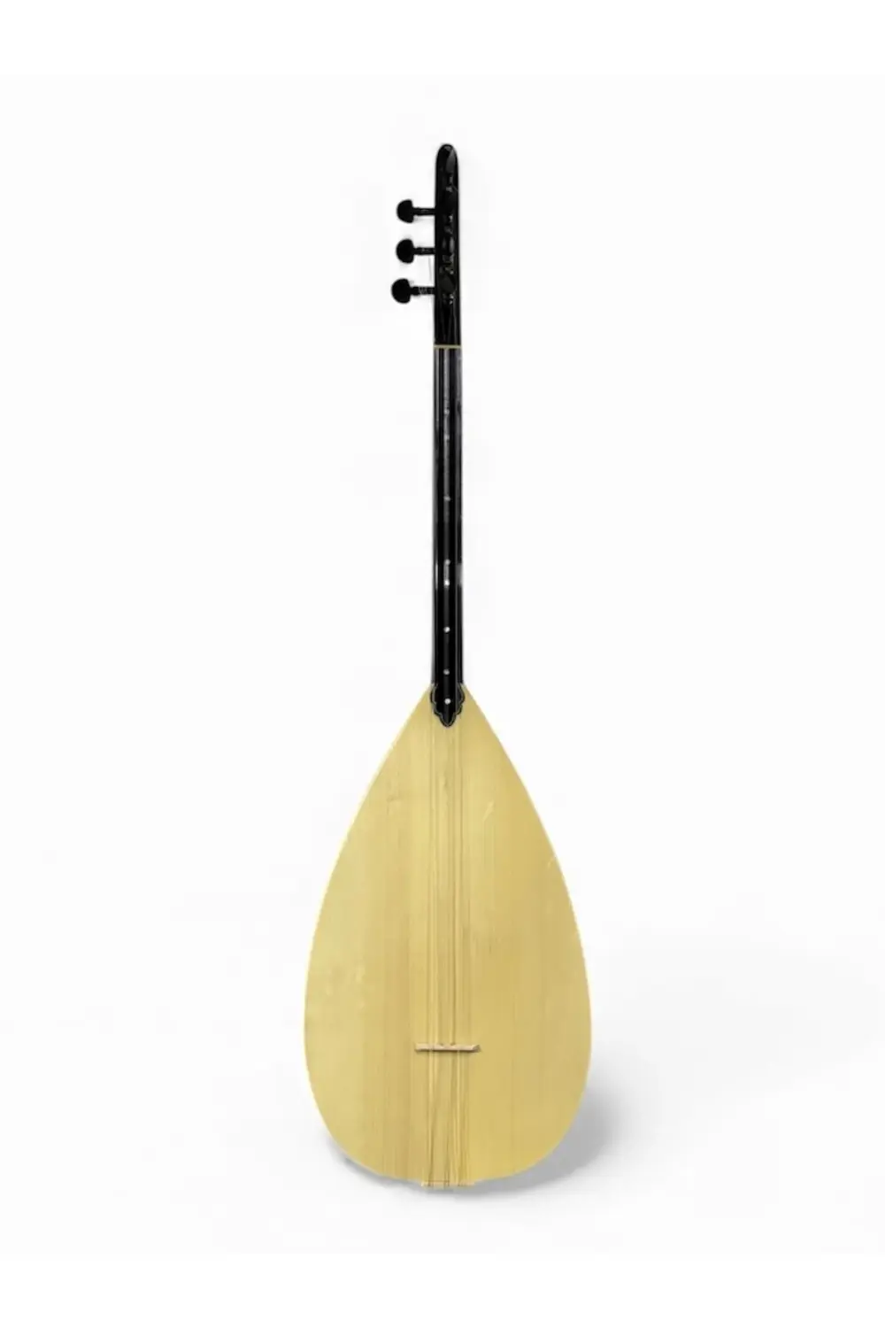 Kısa Sap Dut Ağacı Bağlama – Abanoz Burgu, Klavyeli, Çift Kafes,