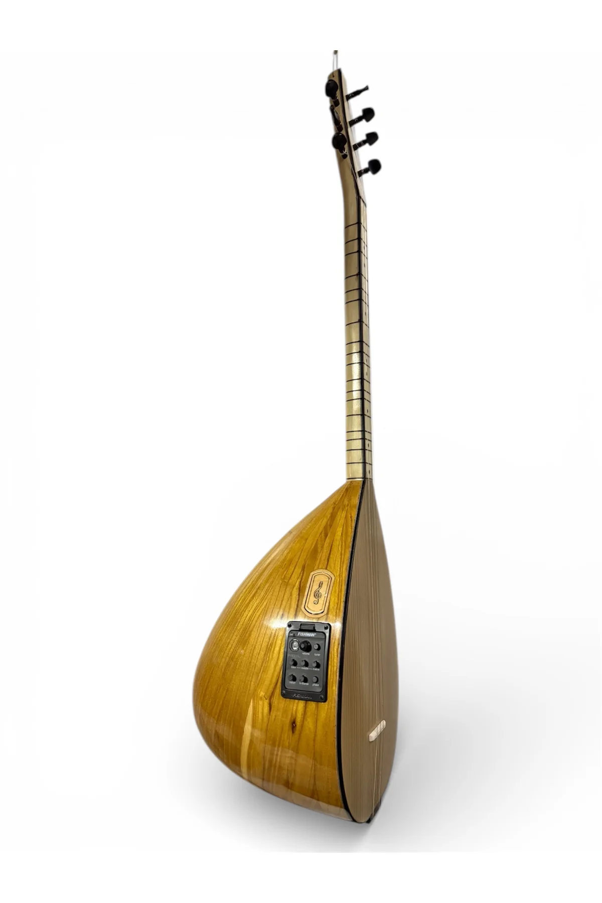 Kısa Sap Dut Bağlama, Çift Kafes, Kanada Kapak, Fishman Ekolayzırlı, Profesyonel