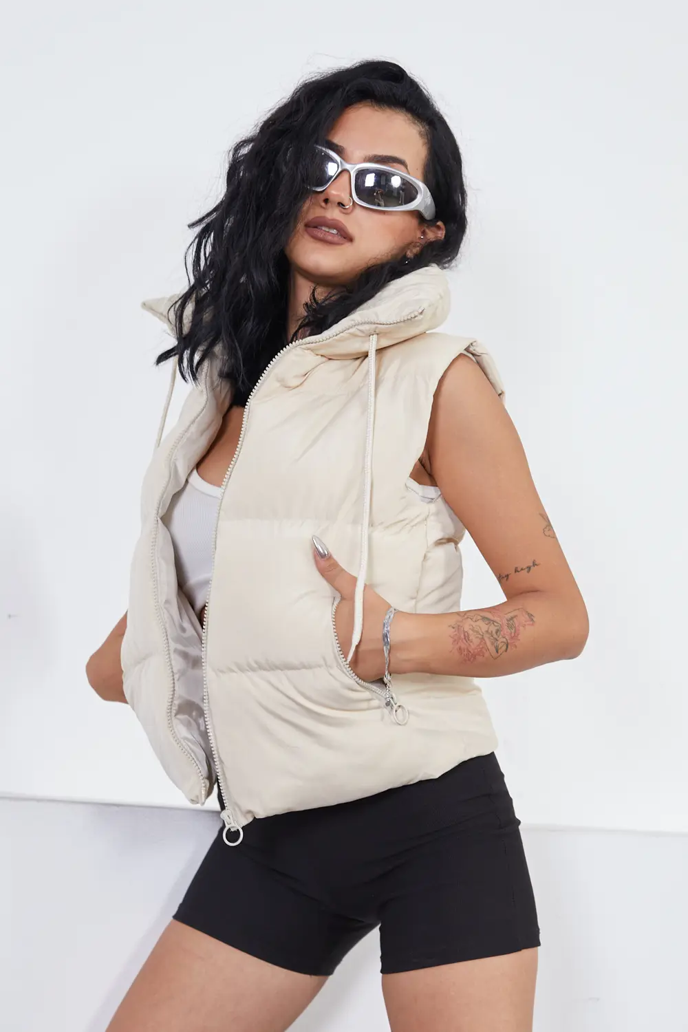 Moda Armanc Kısa Spor Şişme Yelek