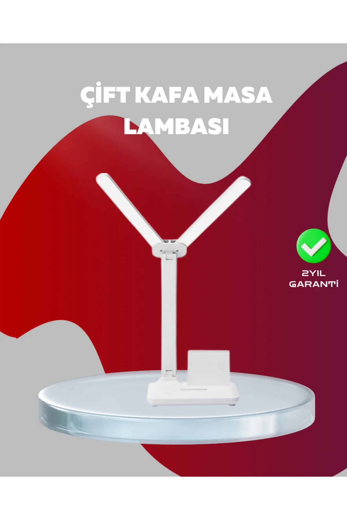 Kısılabilir LED Masa Lambası – Kalemlik, Telefon Standı ve Okuma 