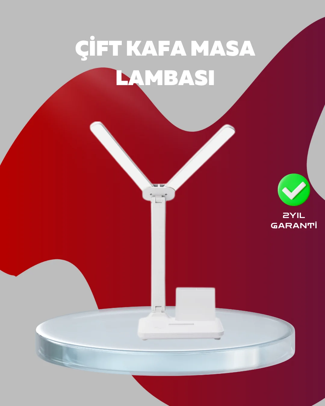 Kısılabilir LED Masa Lambası – Kalemlik, Telefon Standı ve Okuma 