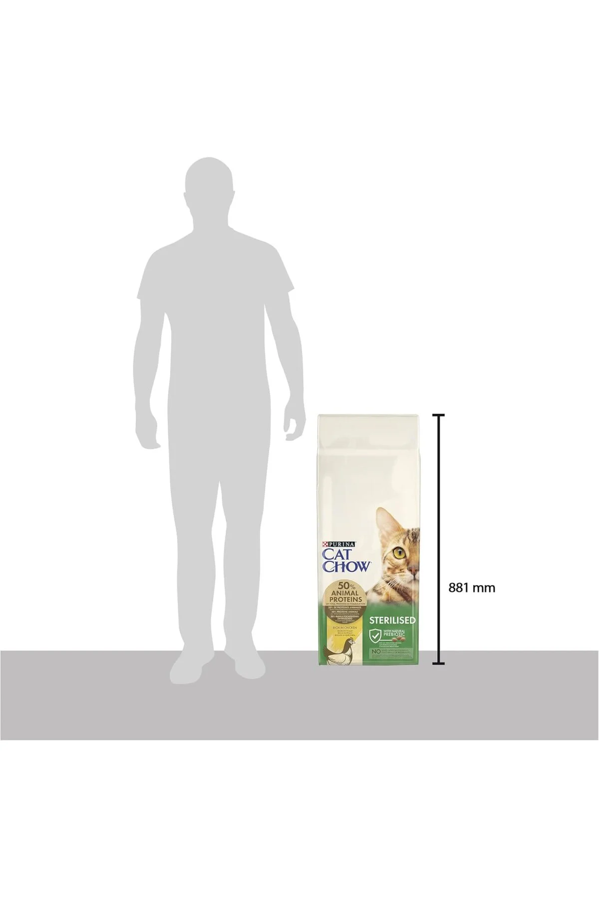 Kısırlaştırılmış Tavuklu Yetişkin Kedi Maması 15 KgCNDST15CCS