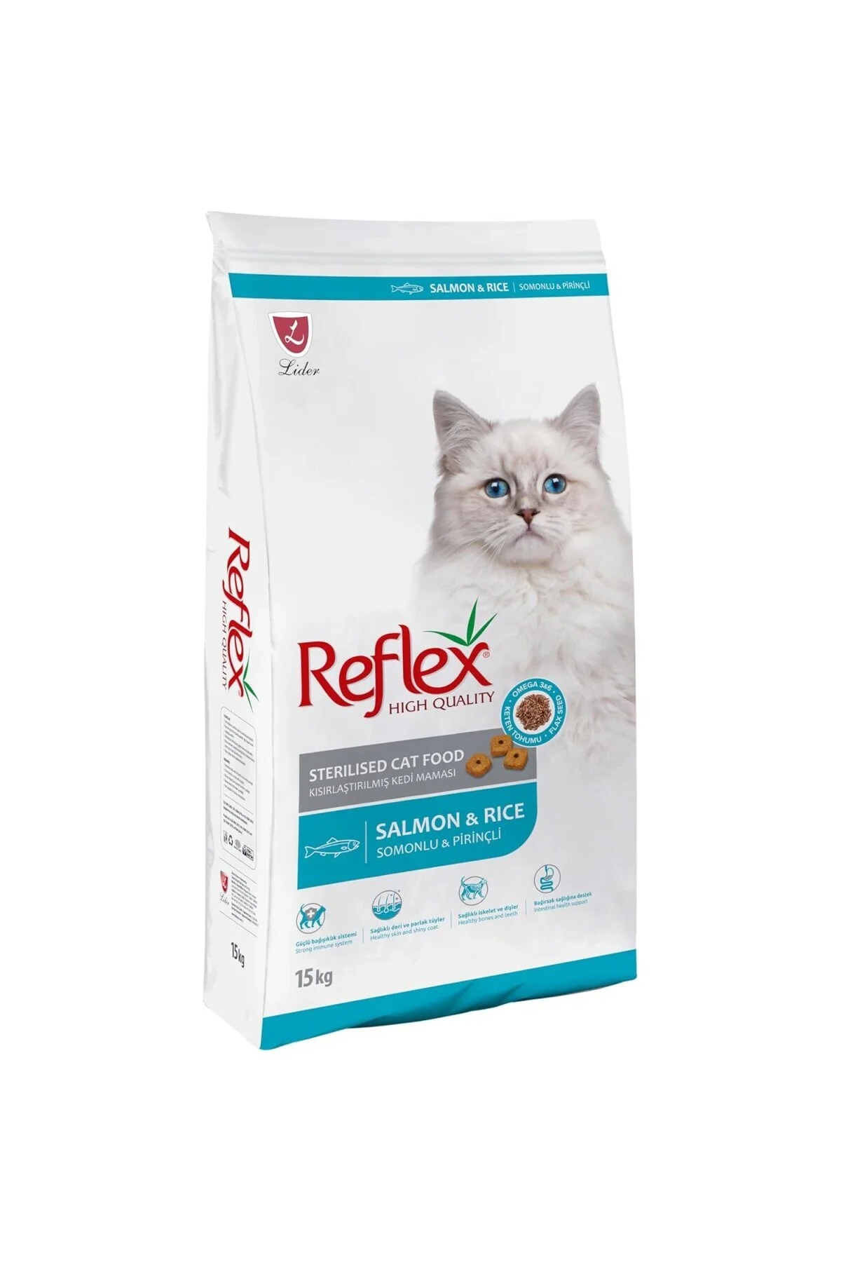 Kısırlaştırılmış Yetişkin Kedi Maması Somon&Pirinç 15 kg