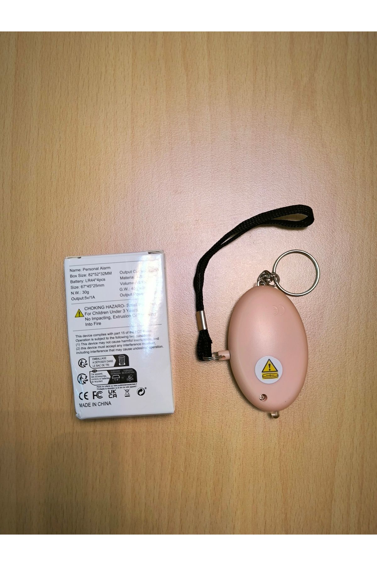 Ekvet Kişisel Acil S.O.S Alarm Anahtarlık 130 Desibel