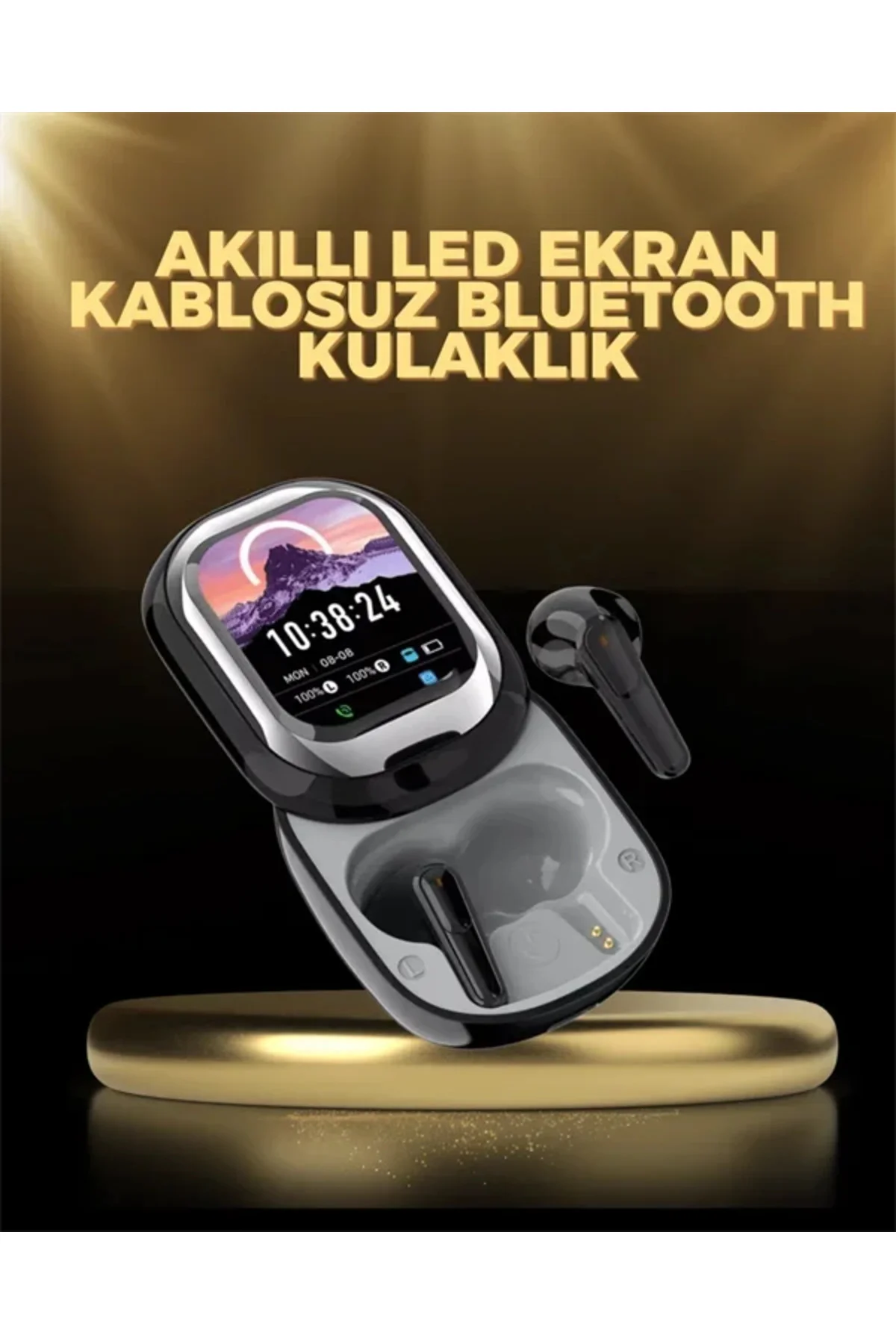 Kişiselleştirilebilir LED Ekranlı Bluetooth Kulaklık – Oyun & Müzik Modlu Kişiselleştirilebilir LED Ekranlı Bluetooth Kulaklık – Oyun & Müzik Modlu