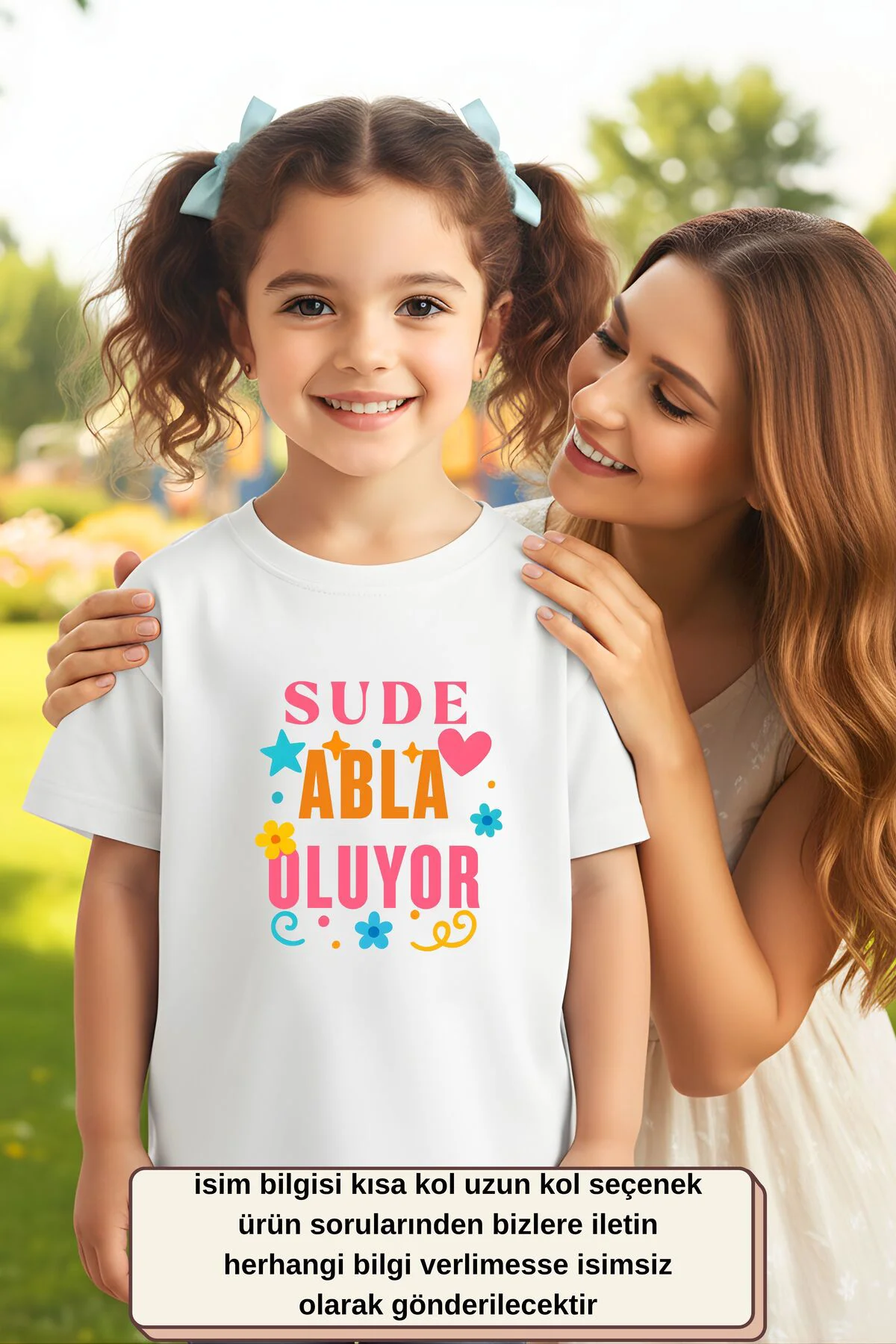 Kişiye Özel “Abla Oluyorum” Çocuk Tişörtü