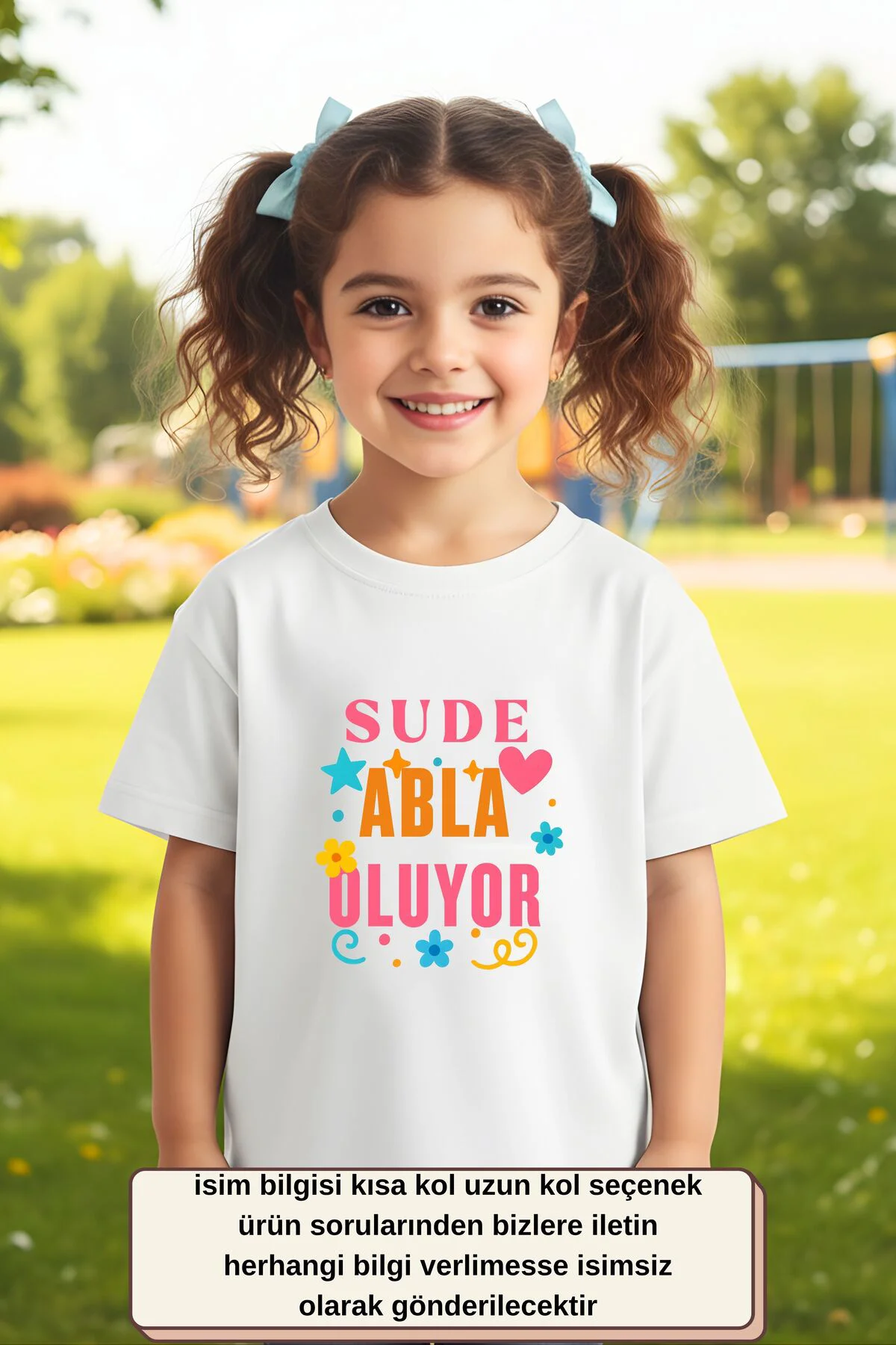 Kişiye Özel “Abla Oluyorum” Çocuk Tişörtü