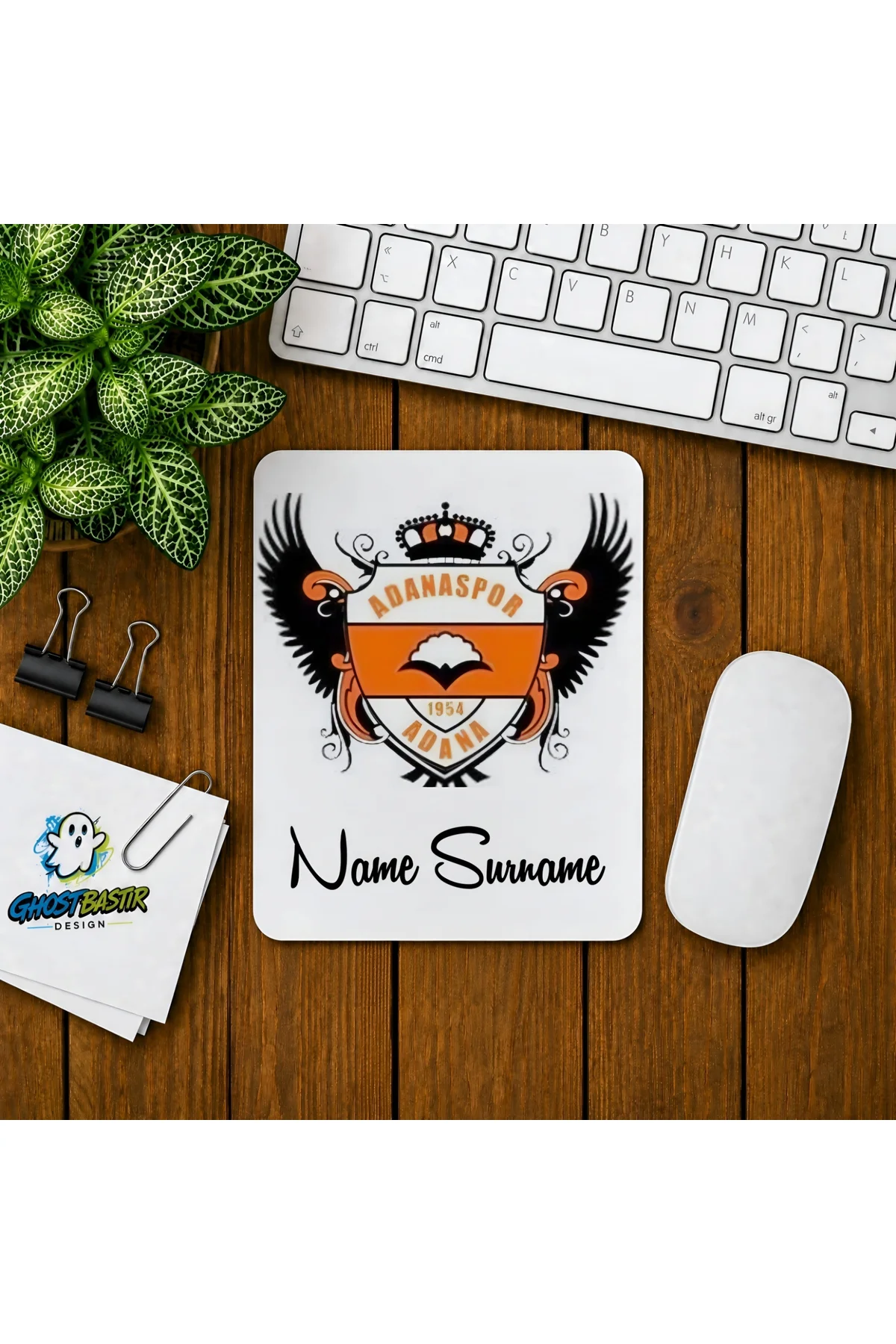 Kişiye Özel Adanaspor Baskılı Oyuncu Mousepad 0135