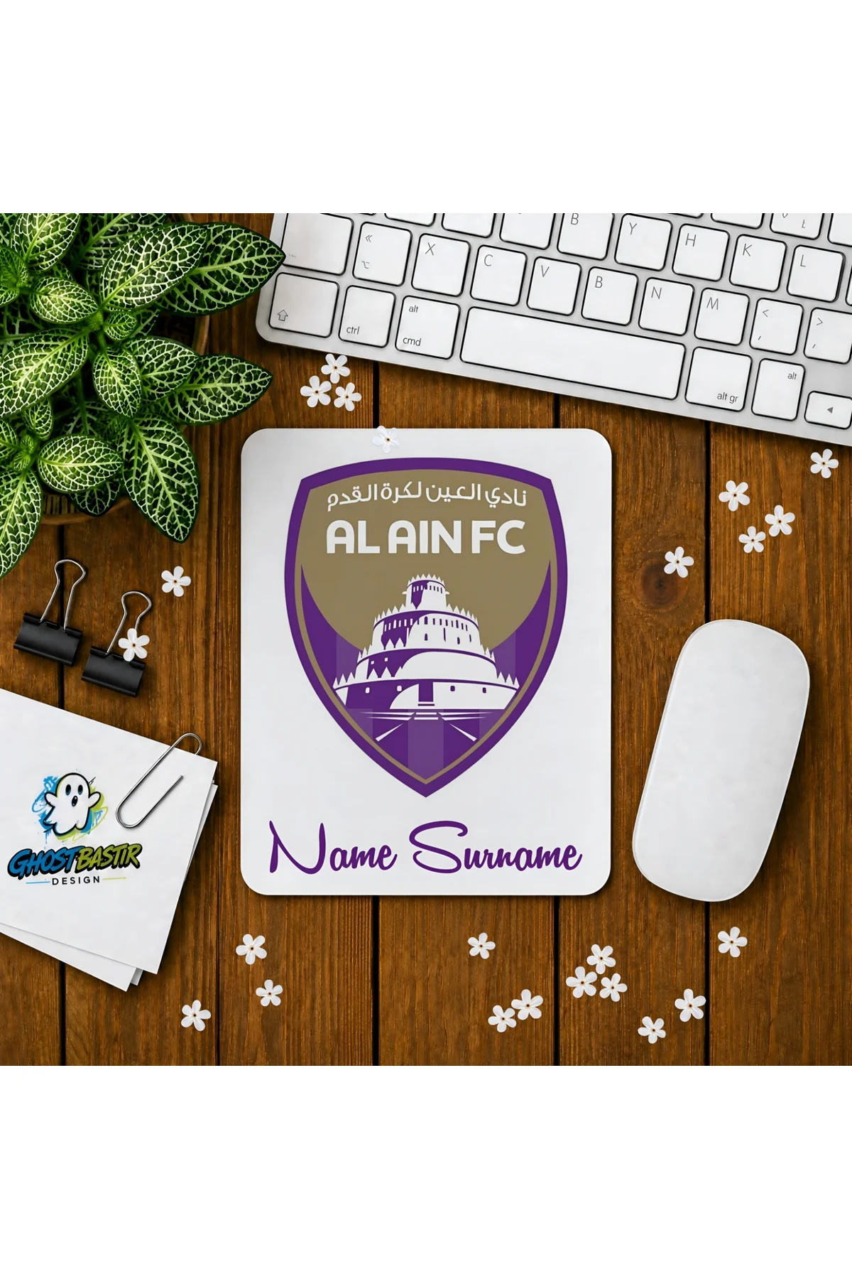 Kişiye Özel Al Ain F.C. Baskılı Oyuncu Mousepad 0139