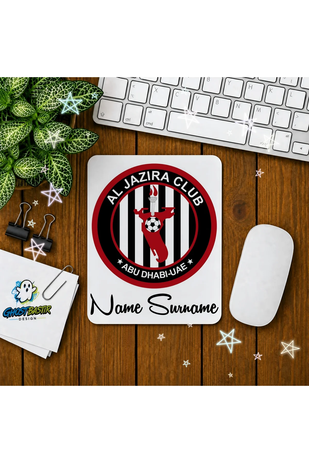 Kişiye Özel Al Jazira F.C. Baskılı Oyuncu Mousepad 0143