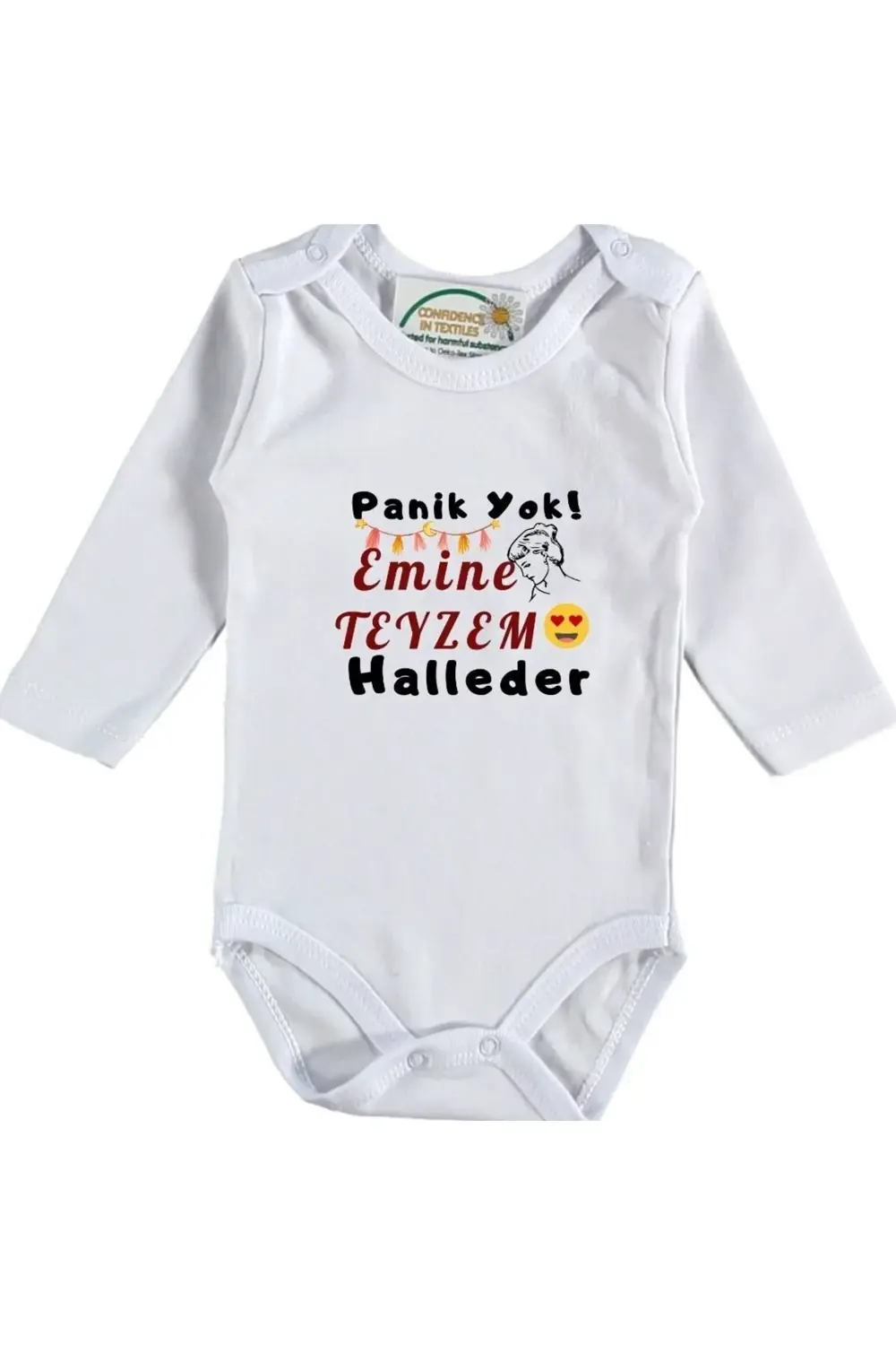Kişiye özel bebek zıbın Panik Yok Teyzem Halleder