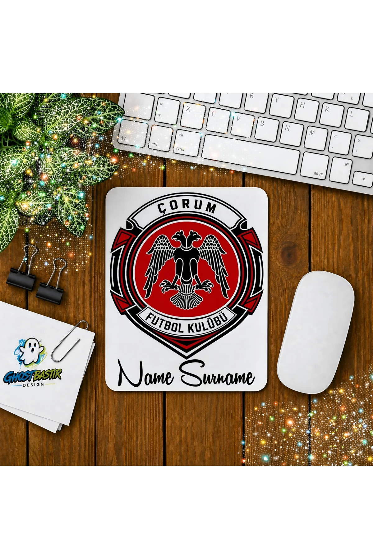 Kişiye Özel Çorumspor Baskılı Oyuncu Mousepad 0149