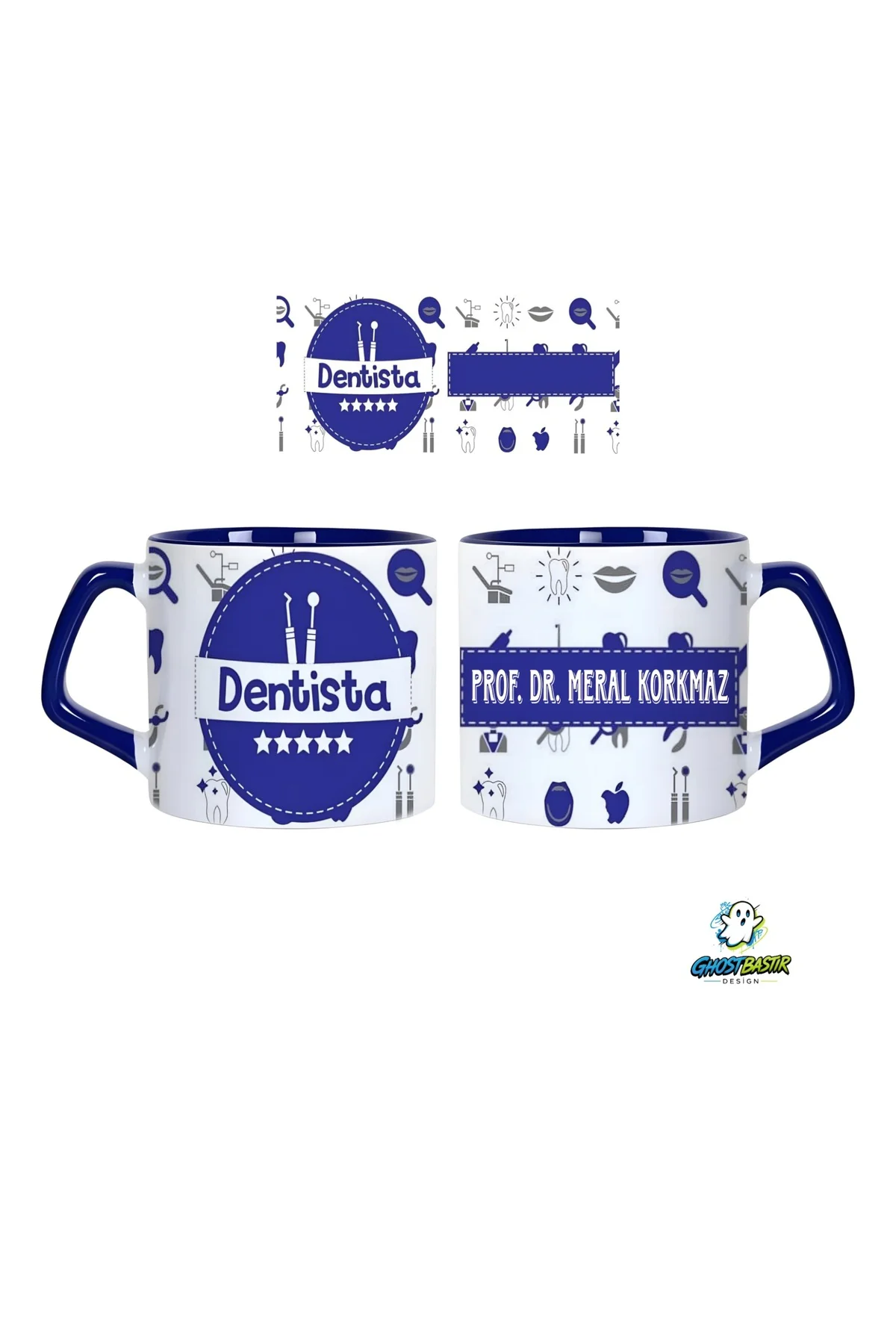 Kişiye Özel Diş Doktoru Kupa Bardak | Tek Adet 0581