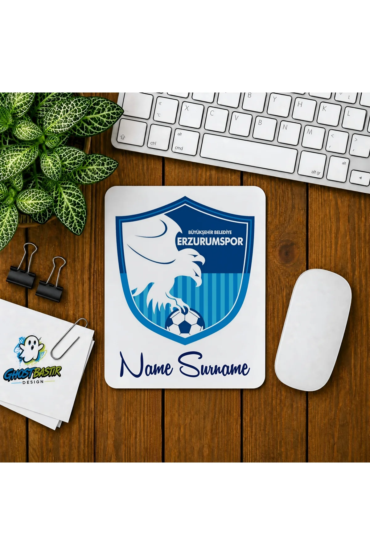 Kişiye Özel Erzurumspor Baskılı Oyuncu Mousepad 0151
