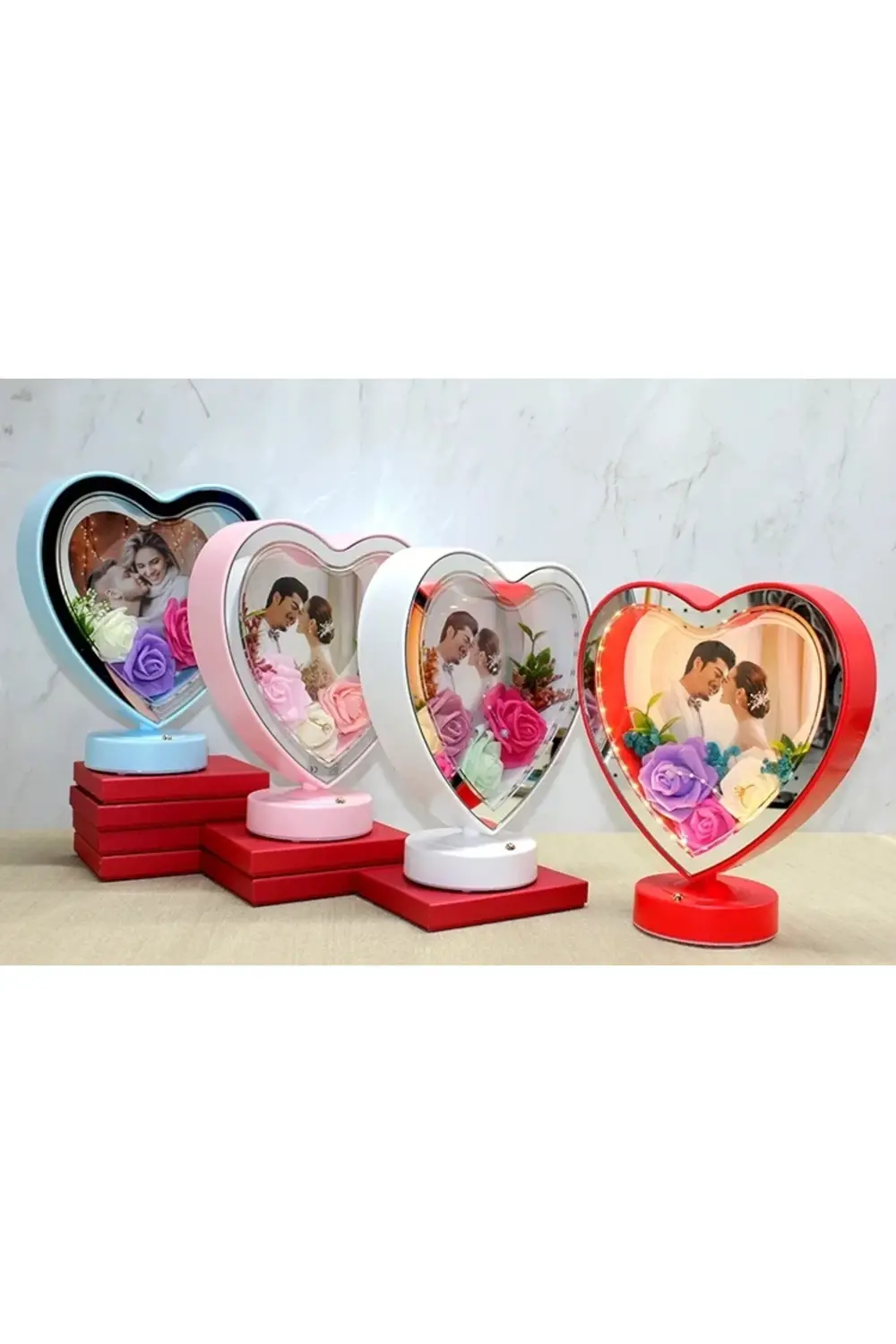 Kişiye Özel Fotoğraf Alanlı Ledli Çerceve Alk4448