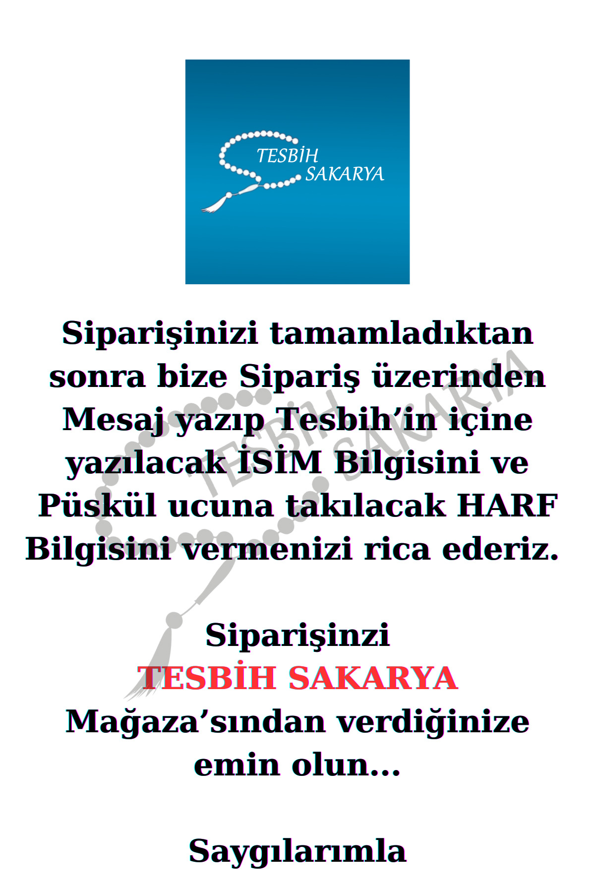 Tesbih Sakarya Kişiye Özel İsimli Tesbih - Hematit Taşı - Harfli Püsküllü Tesbih