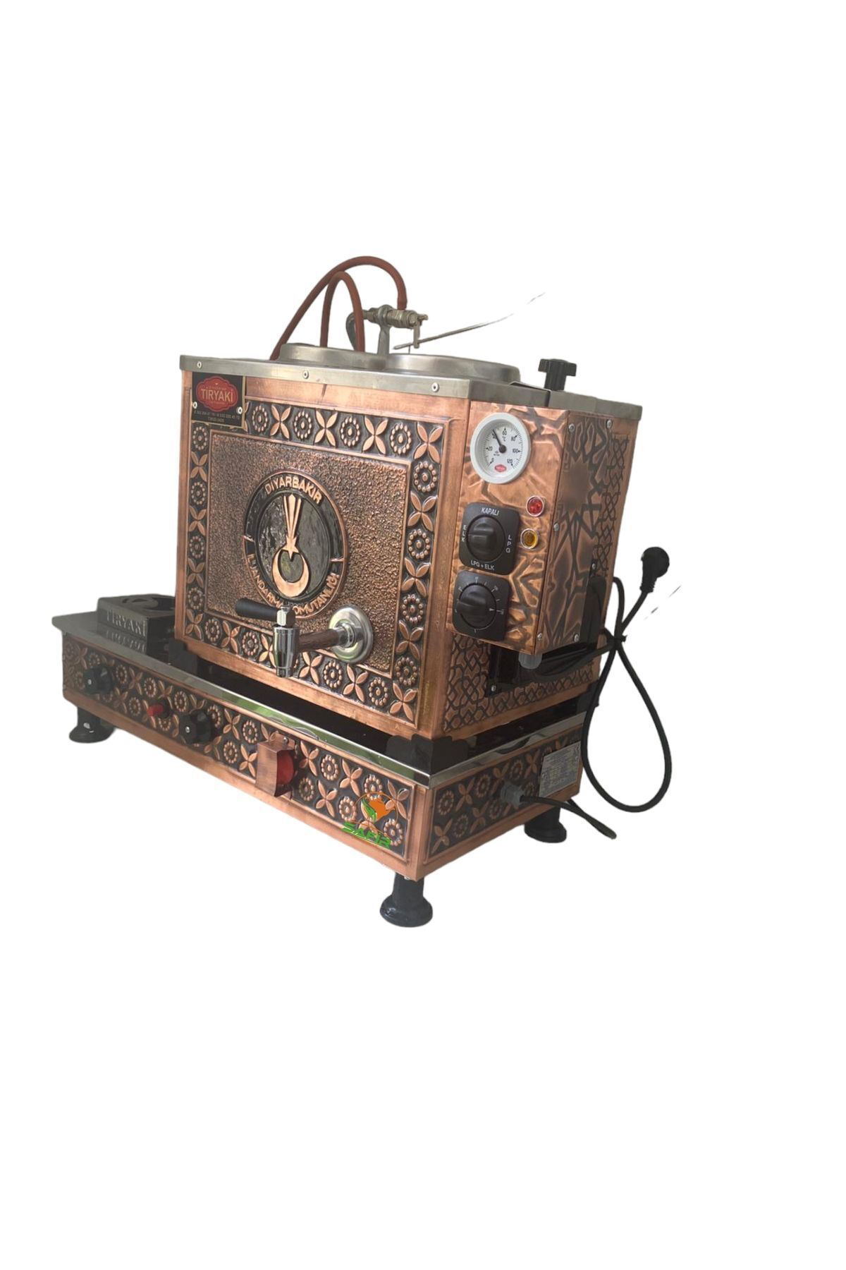 Safir Kişiye Özel İsimli Bakır Çay Kazanı Tam Otomatik, Firmalara Özel 