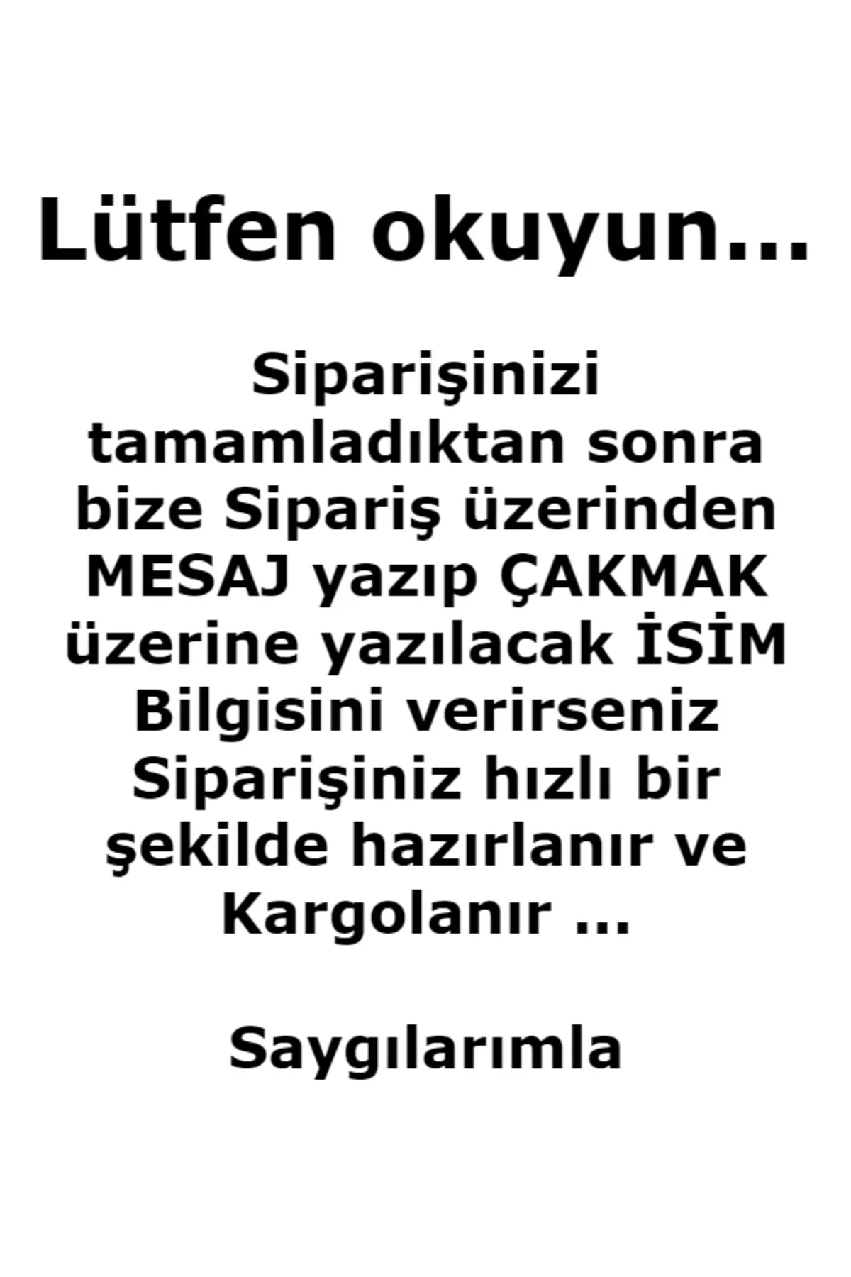 - Kişiye özel İsimli - Benzinli Çakmak - Elif/Vav'lı
