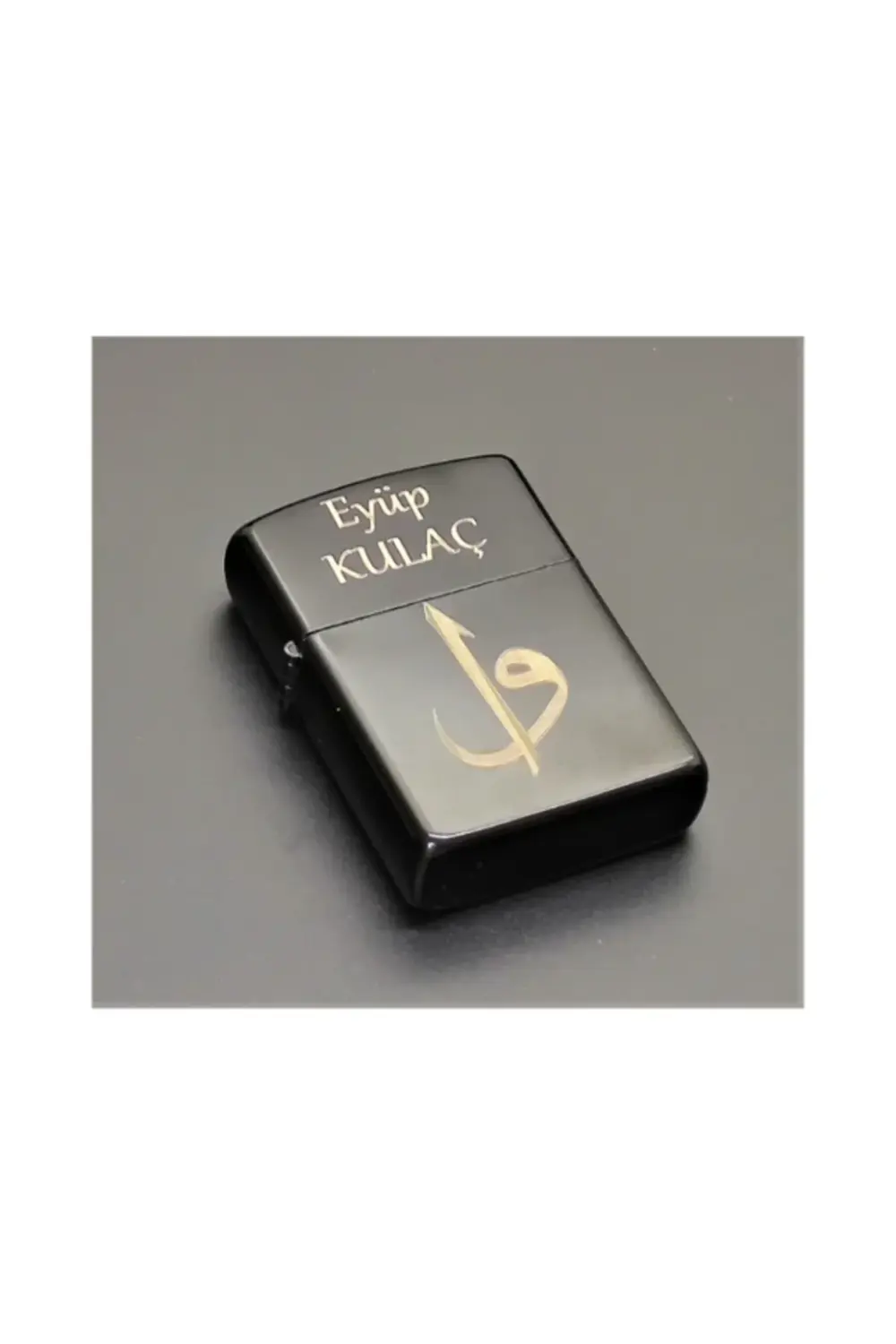 - Kişiye özel İsimli - Benzinli Çakmak - Elif/Vav'lı