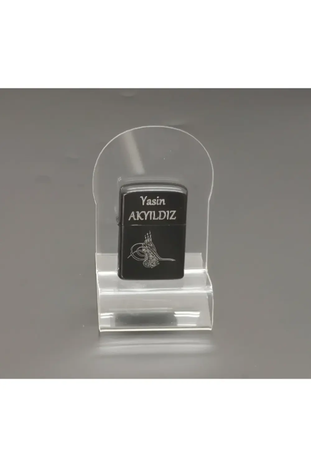 Kişiye Özel Isimli - Benzinli Çakmak - Tuğra'lı