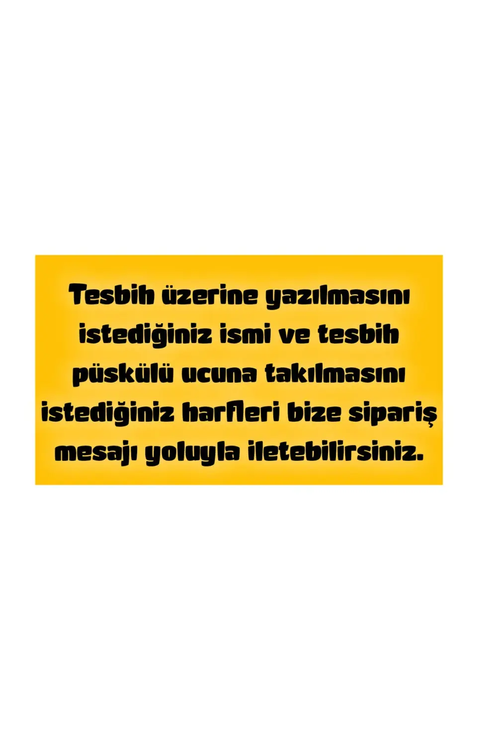Kişiye Özel İsimli Doğal Taş Tesbih - Havlit Tesbih- Hediye Tesbi