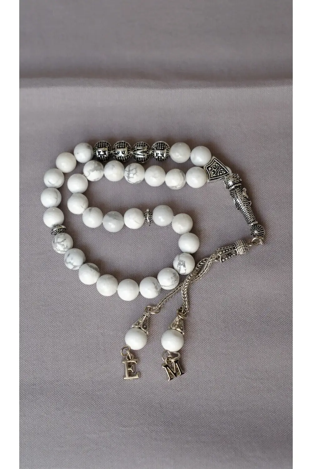 Kişiye Özel İsimli Doğal Taş Tesbih - Havlit Tesbih- Hediye Tesbi