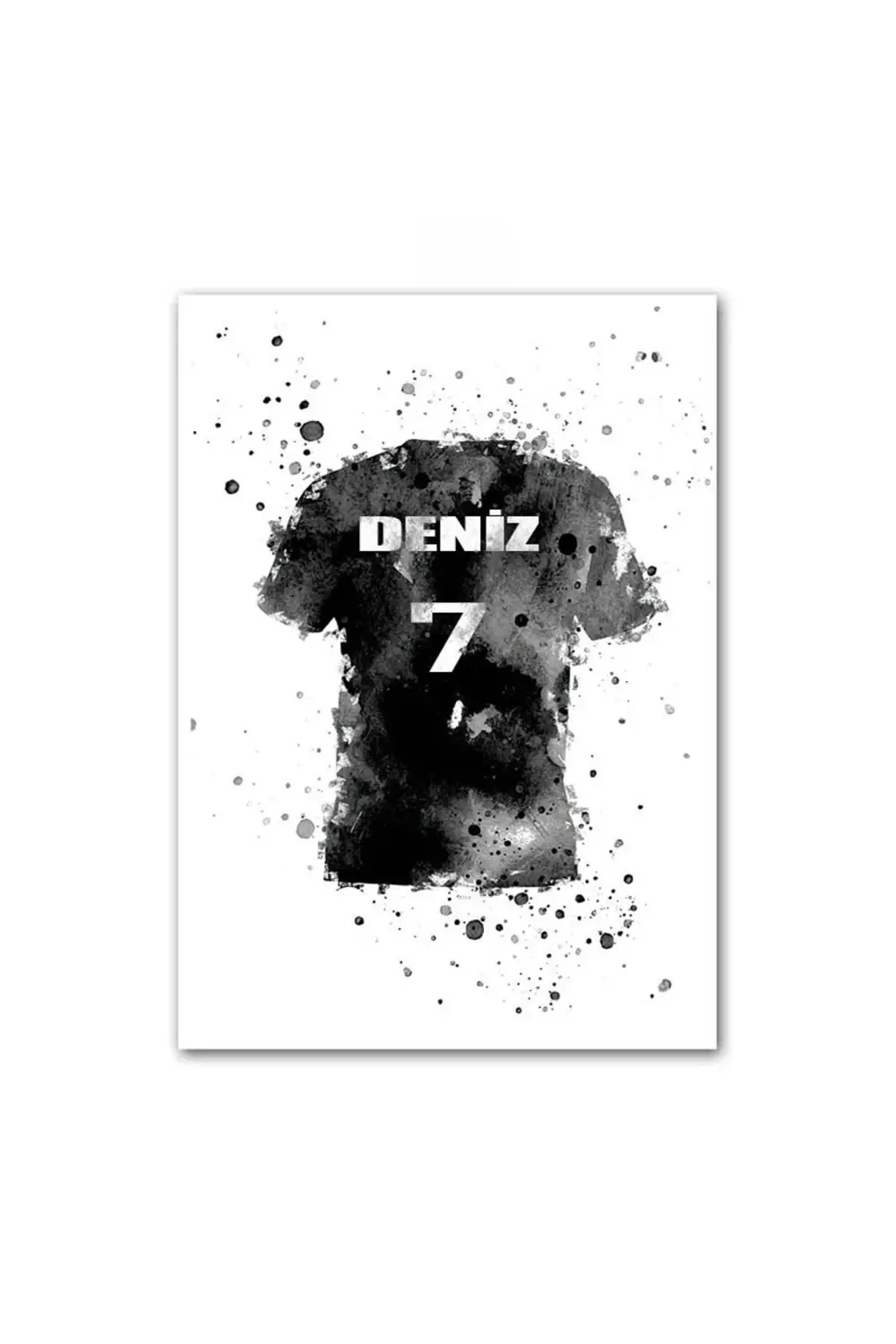 Kişiye Özel İsimli , Futbol Temalı 6’lı Çerçeve Görünümlü MDF Tab