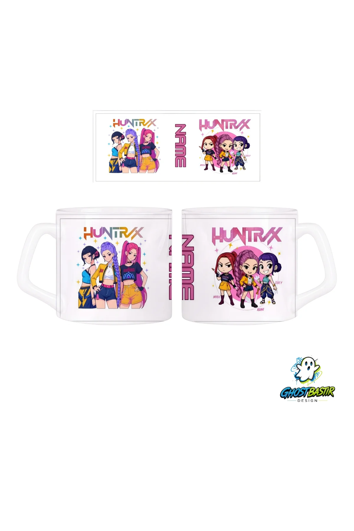 Kişiye Özel K-Pop Demon Hunters Kupa Bardak | Tek Adet 0925