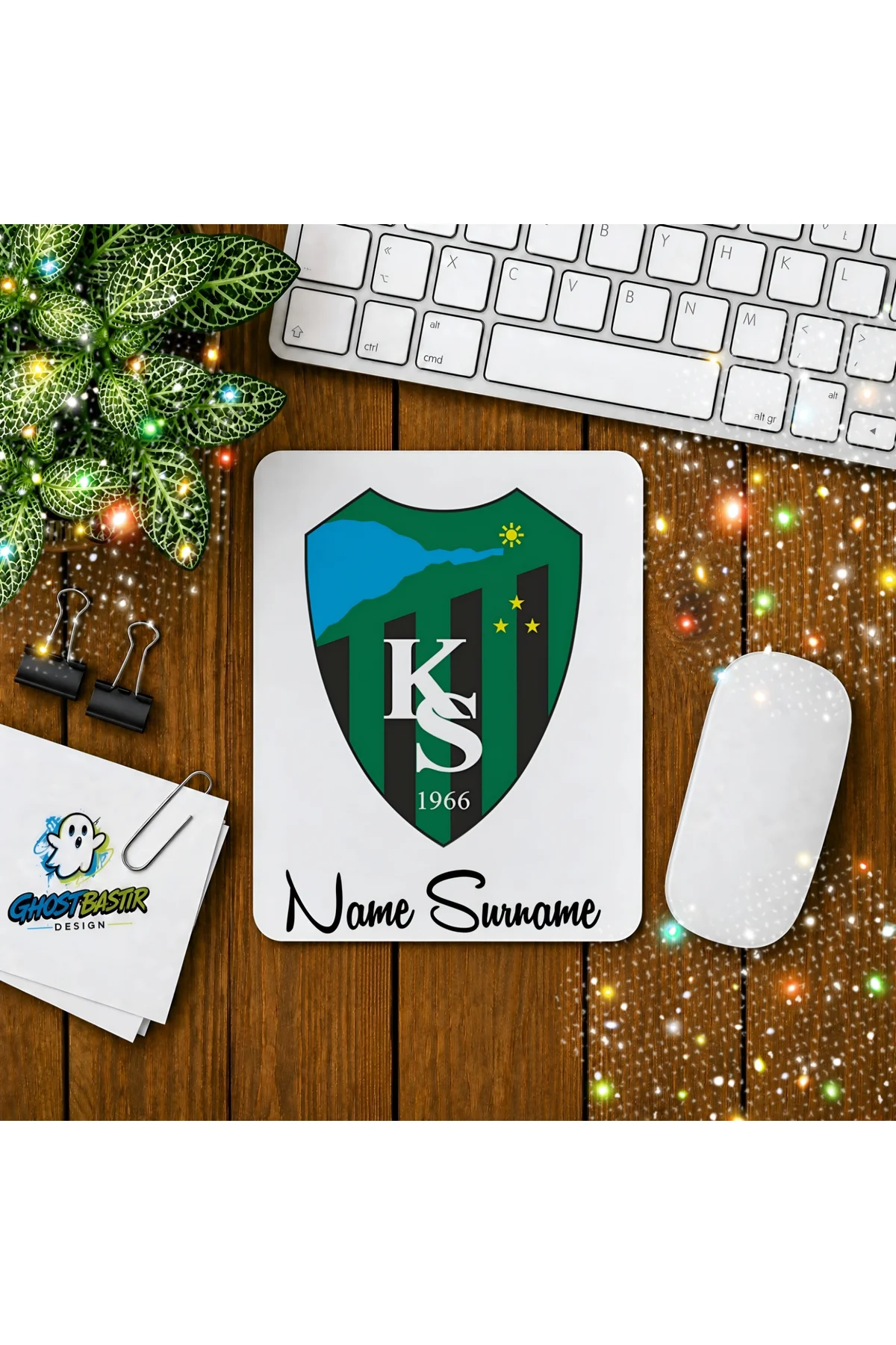 Kişiye Özel Kocaelispor Baskılı Oyuncu Mousepad 0160
