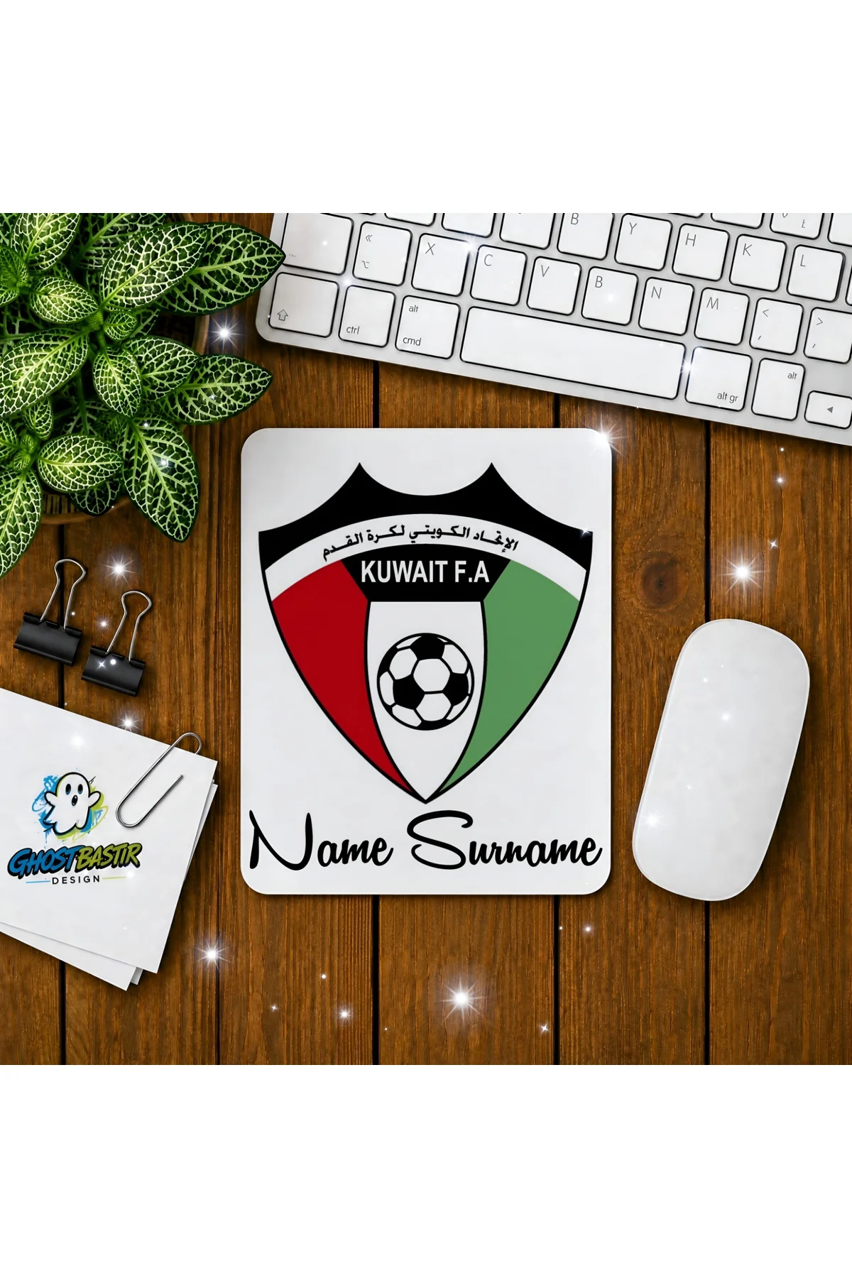 Kişiye Özel Kuwait F.C. Baskılı Oyuncu Mousepad 0161