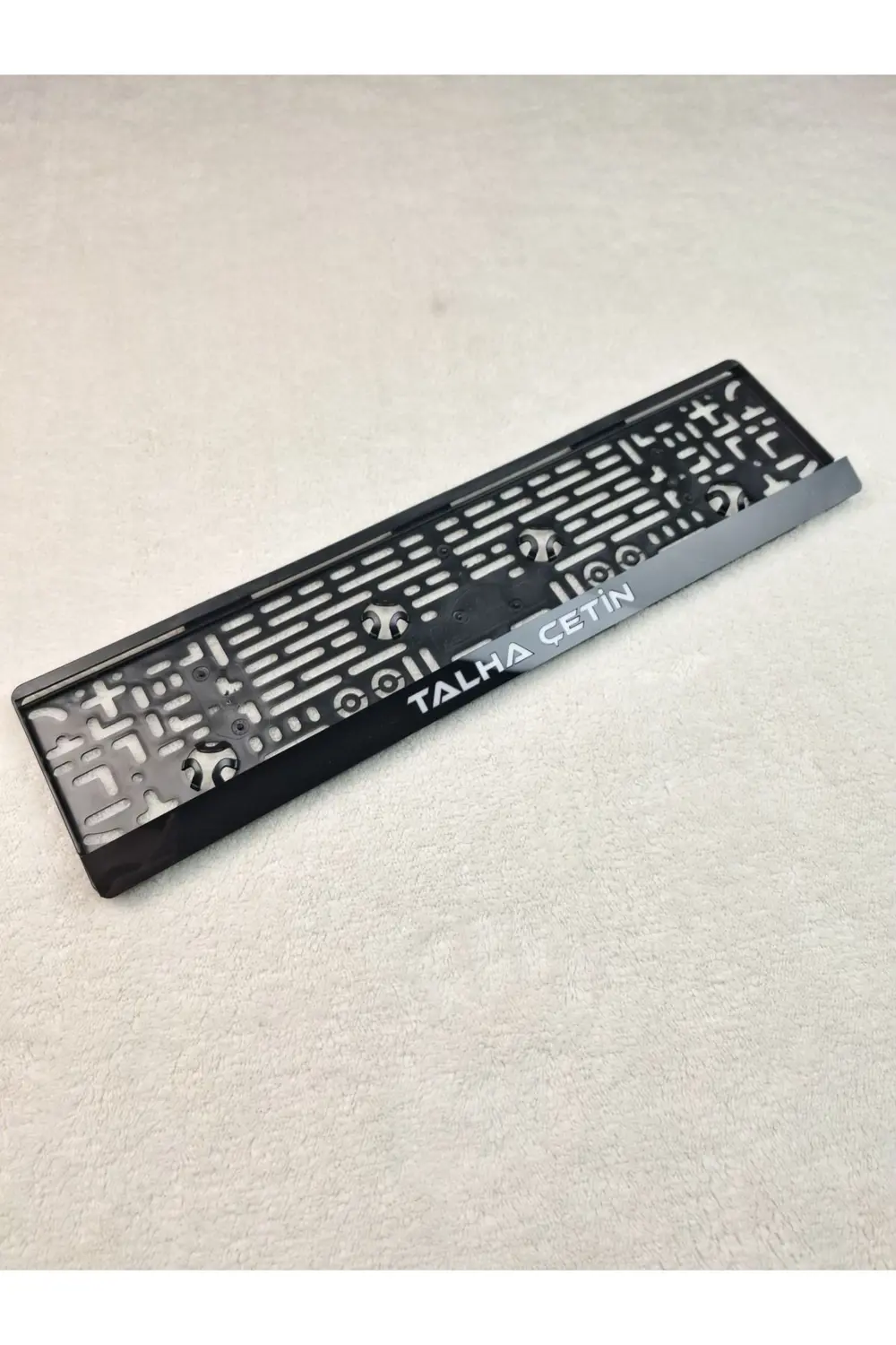 Kişiye Özel Lazer Kesim Piano Black Pleksi Plakalık ( 2 Adet)