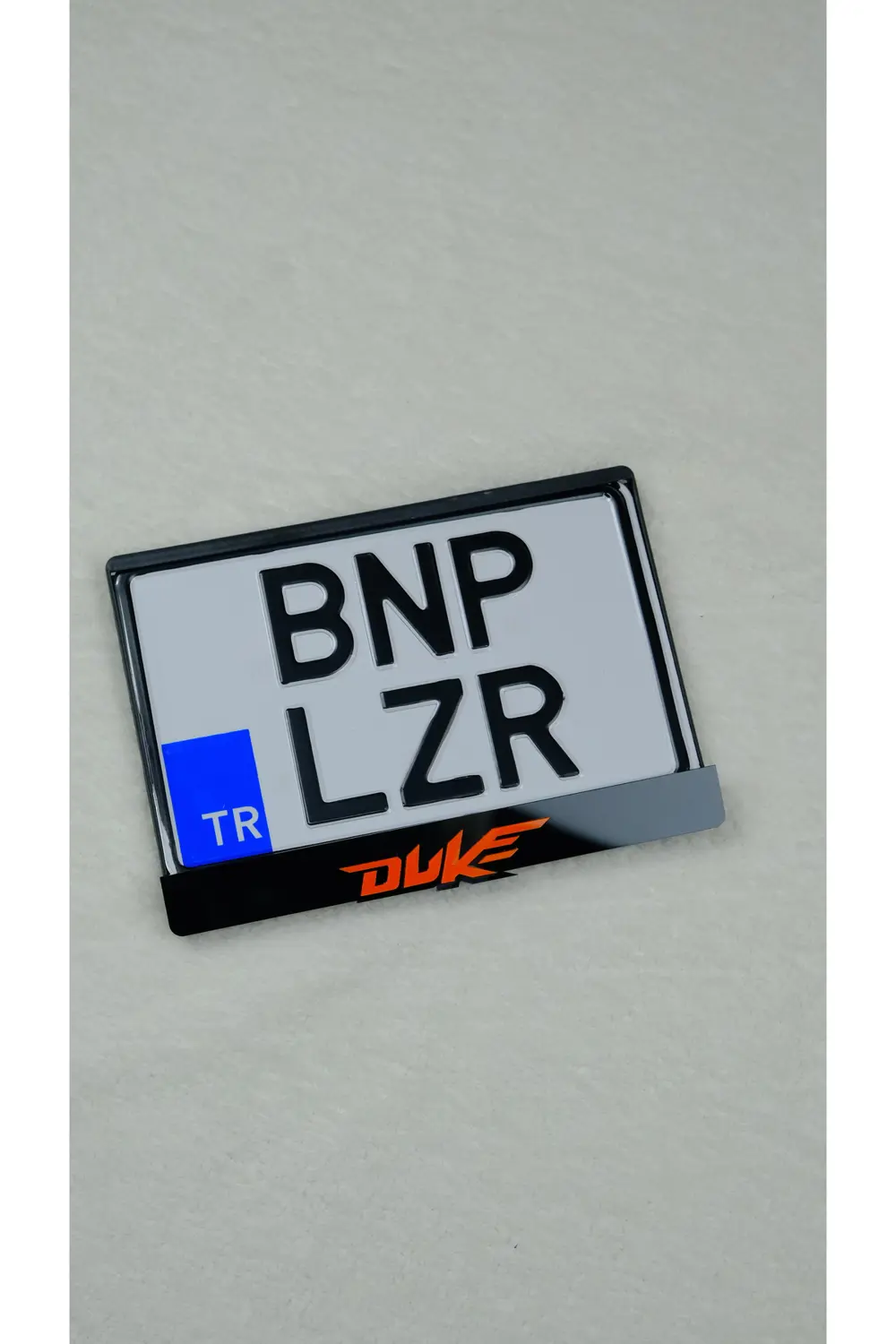 Kişiye Özel Lazer Kesim Plakalık Motosiklet Duke