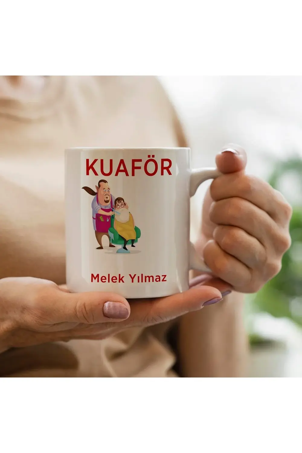 Kişiye Özel Meslek Kuaför Kupa Bardak