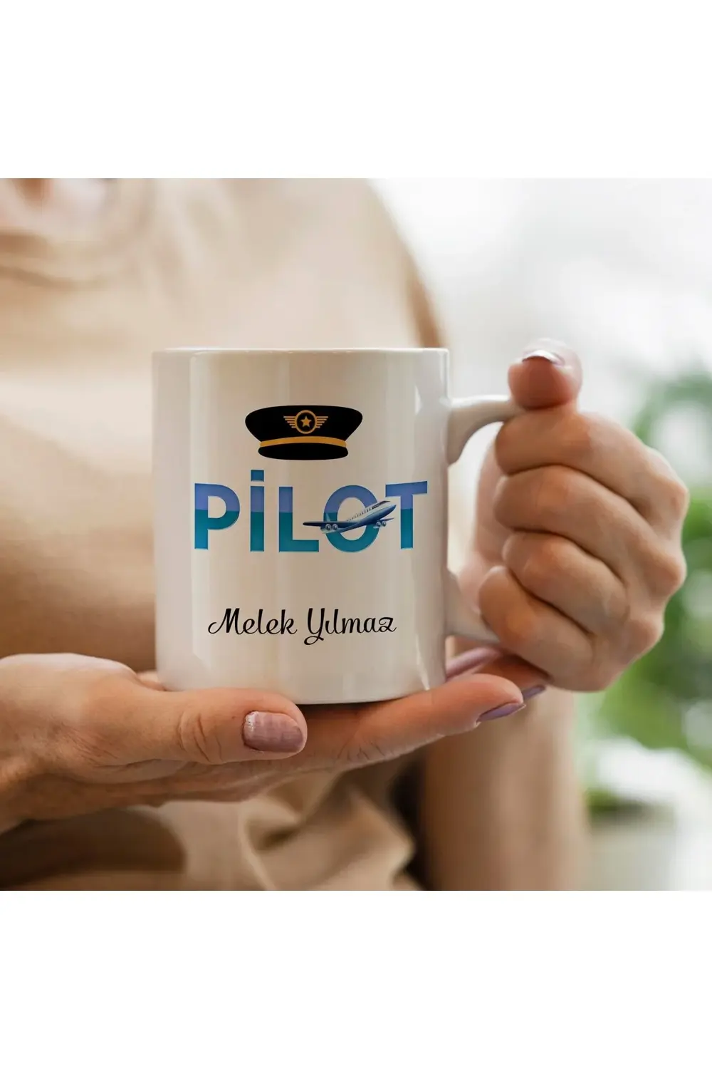 Kişiye Özel Meslek Pilot Kupa Bardak
