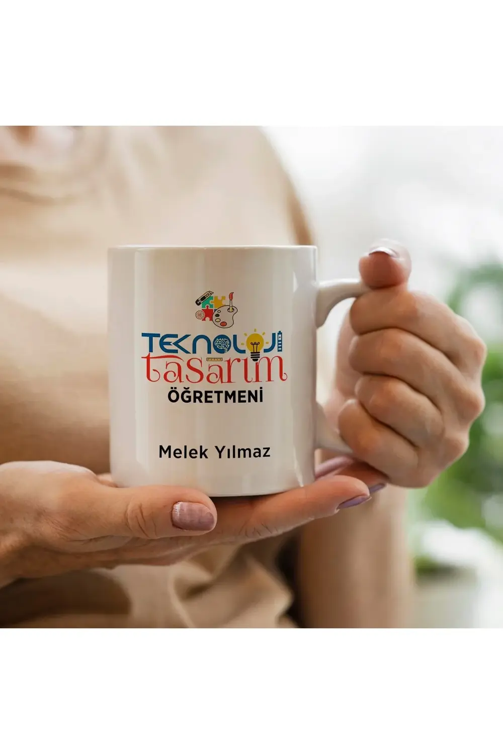 Kişiye Özel Meslek Teknoloji Tasarım Öğretmeni Kupa Bardak