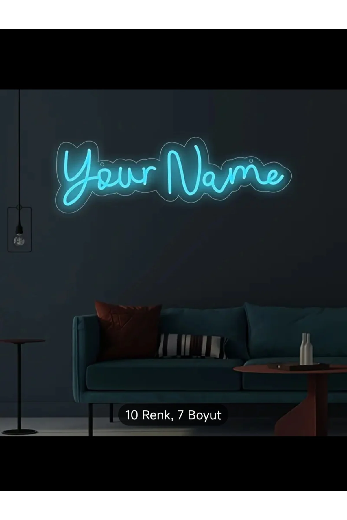 KİŞİYE ÖZEL NEON LED IŞIKLI İSİM SOYİSİM YAZDIRMA