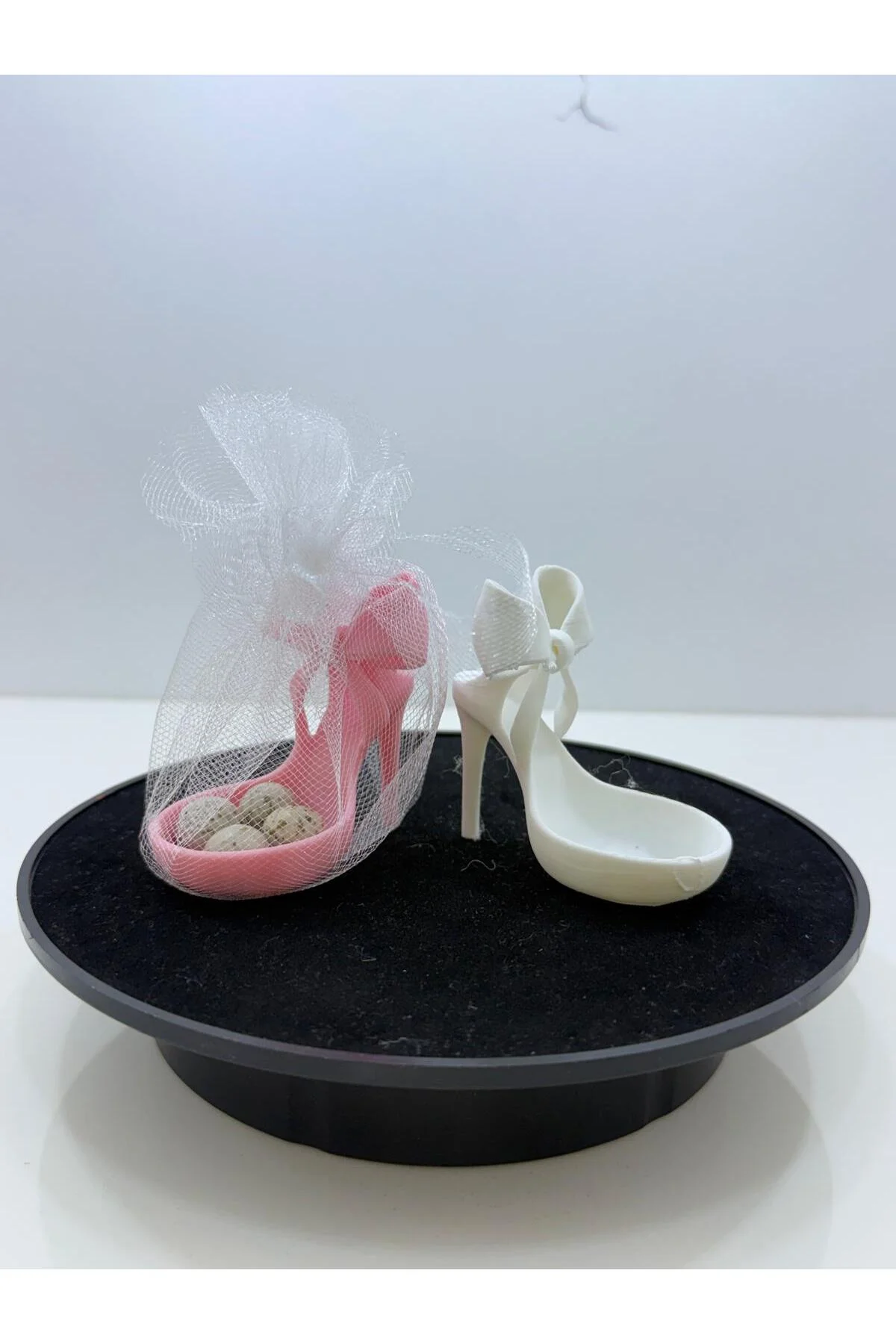 Kişiye Özel Nikah, Söz, Nişan ve Baby Shower Hediyeliği – Şık Tüllü Nikah Şekeri Modelleri 24 Adet - Görsel 5