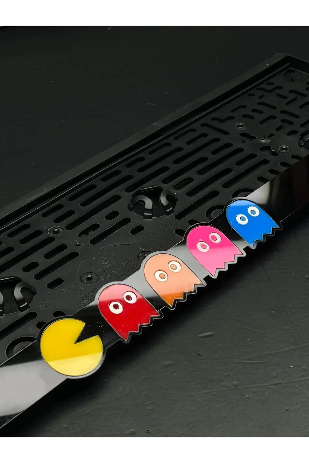 Kişiye Özel Pacman Pleksi Takmatik Plakalık K.atatürk Imza Sticke