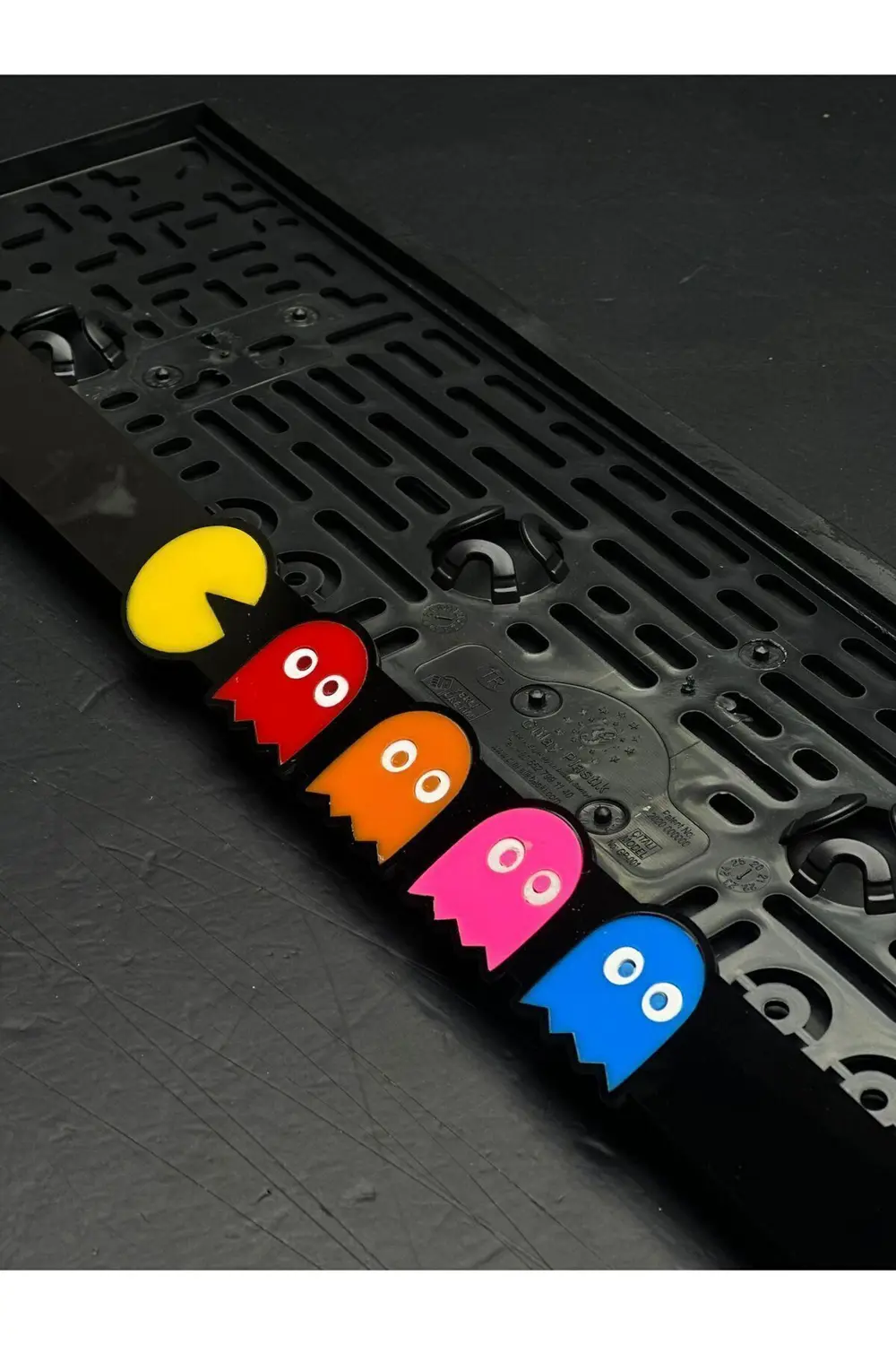 Kişiye Özel Pacman Pleksi Takmatik Plakalık K.atatürk Imza Sticke