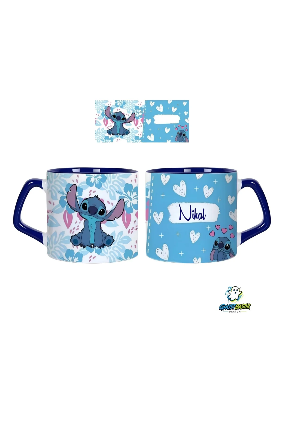 Kişiye Özel Stitch Kupa Bardak | Tek Adet 0580