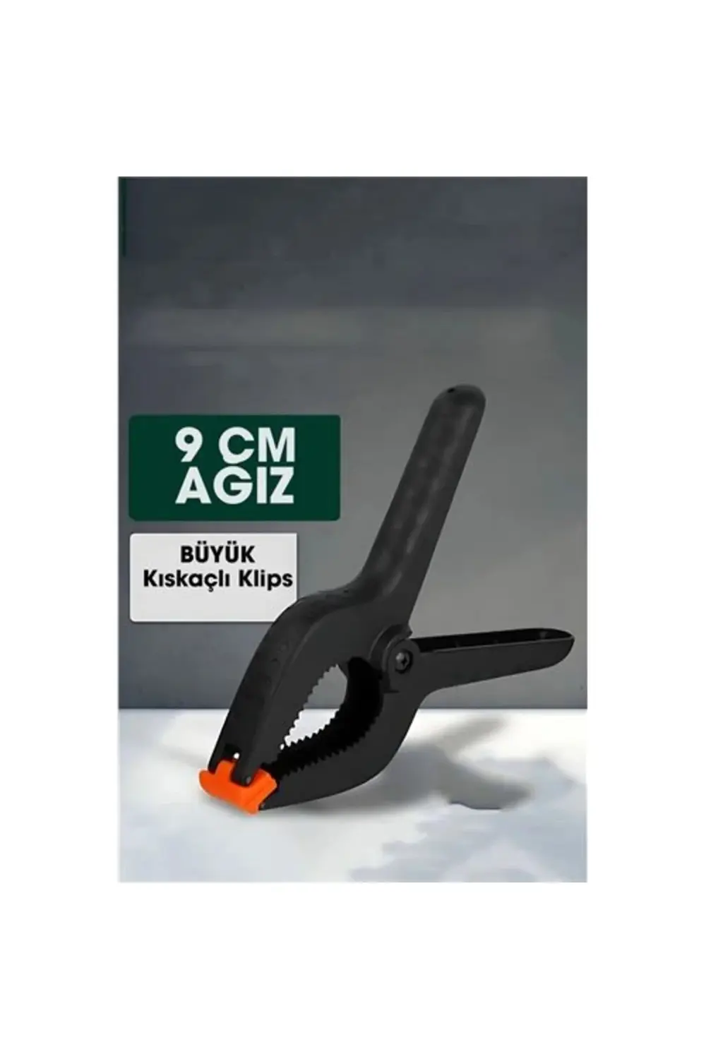 Kıskaç Klips Yaylı Işken ce Plastik Kelepçe Güçlü Mafsallı Çene 9