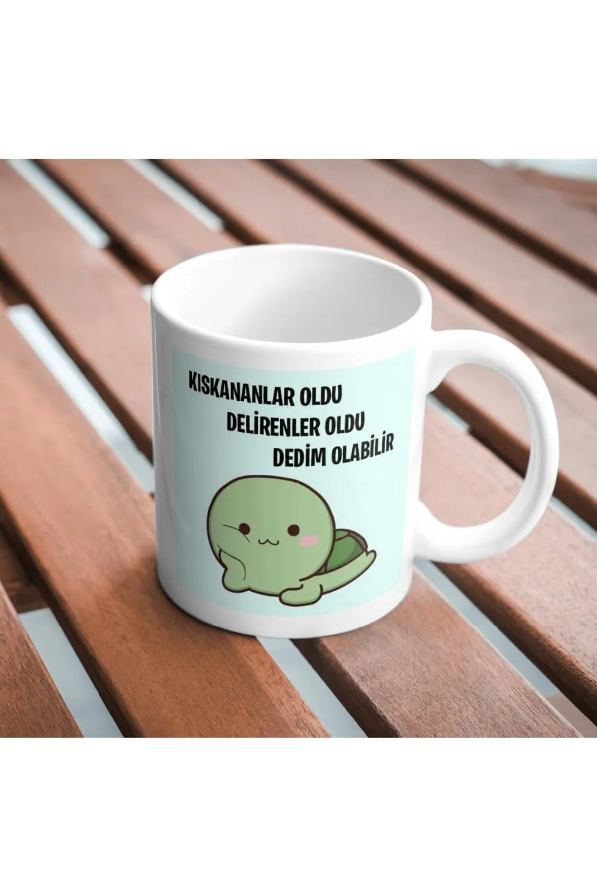 Kıskananlar Oldu Komik Yazılı Kupa Bardak Hediyelik Çay Kahve Kupası Coffee Mug